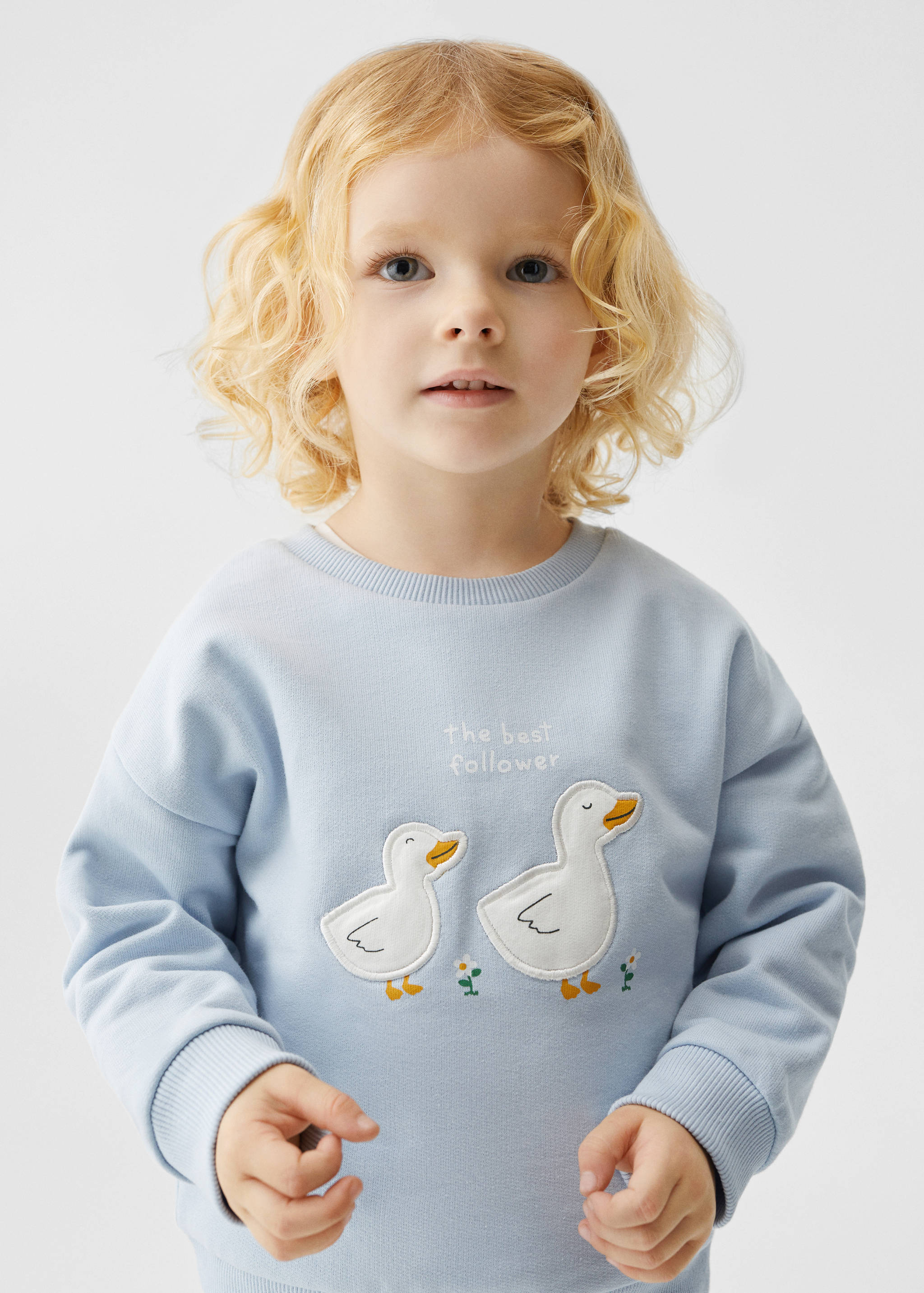 刺绣图案卫衣 - null