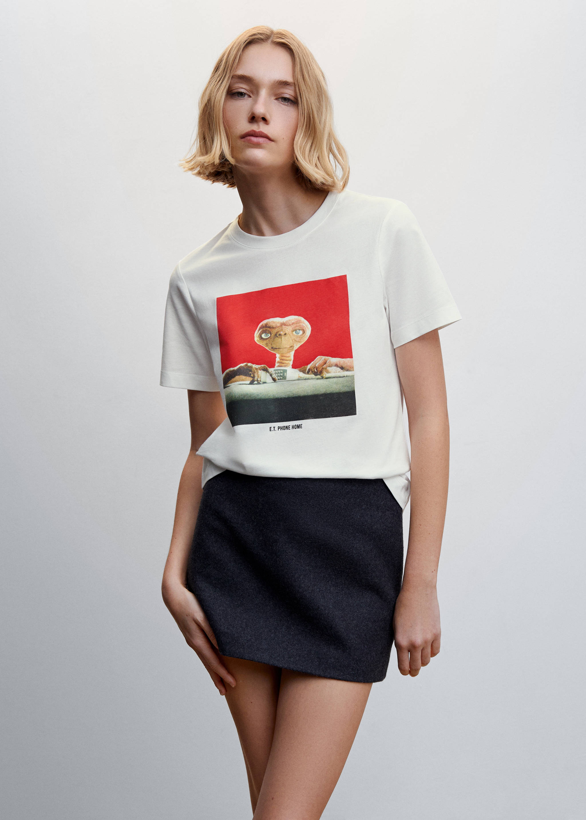 T-shirt manches courtes E.T. - Plan moyen