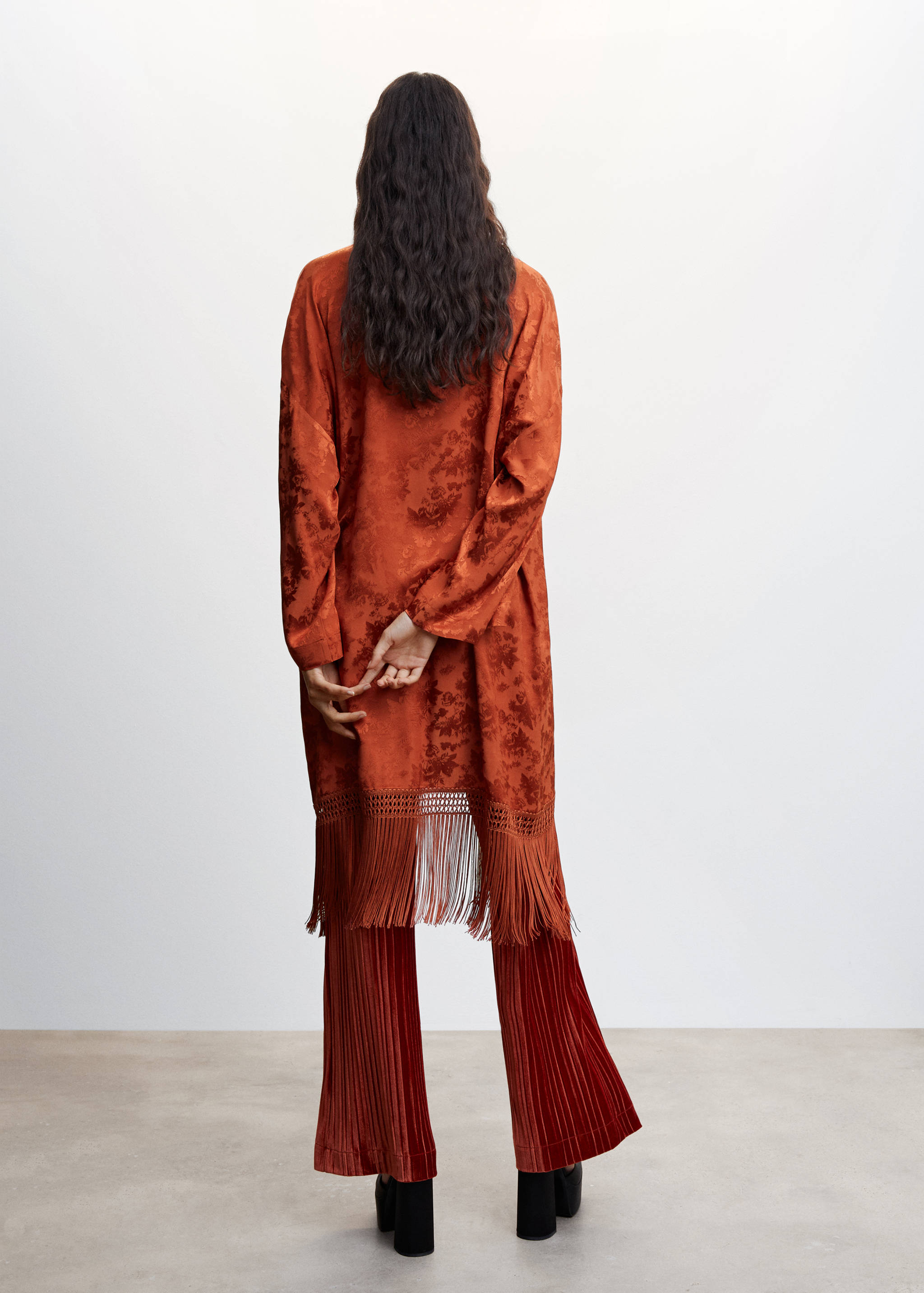 Jacquard kaftan - Reverse of the article