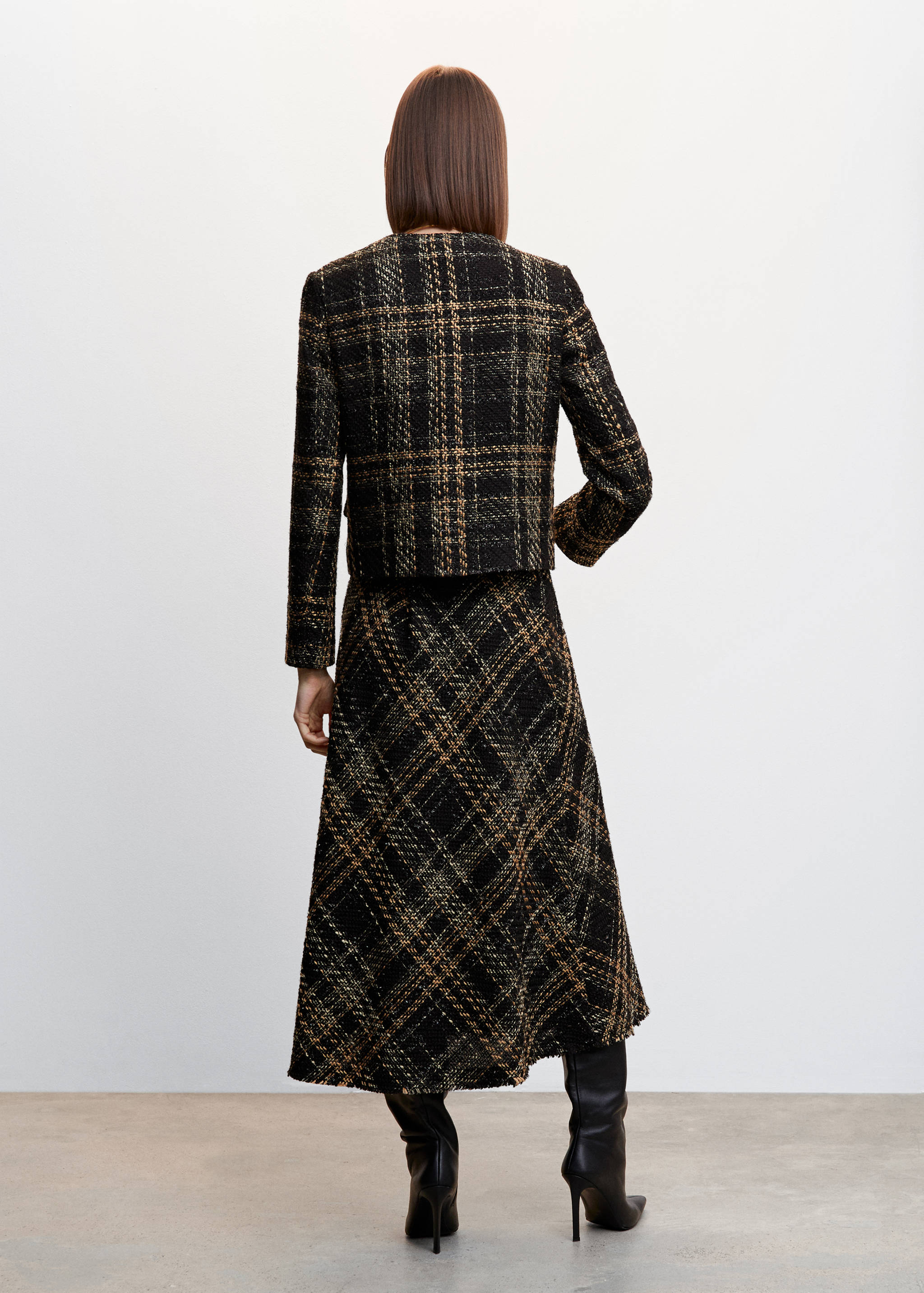 Tweed jacket with pockets - Reverse of the article