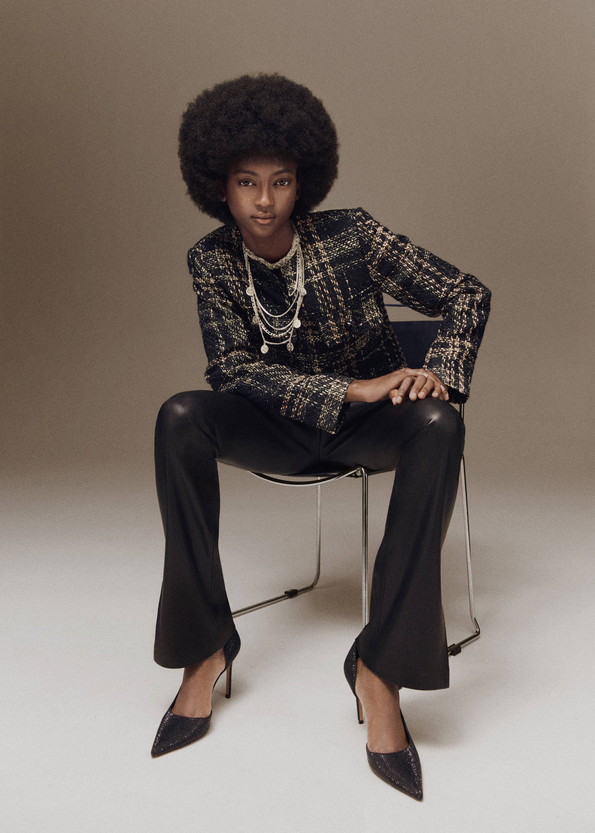 Tweed jacket with pockets - Details of the article 6