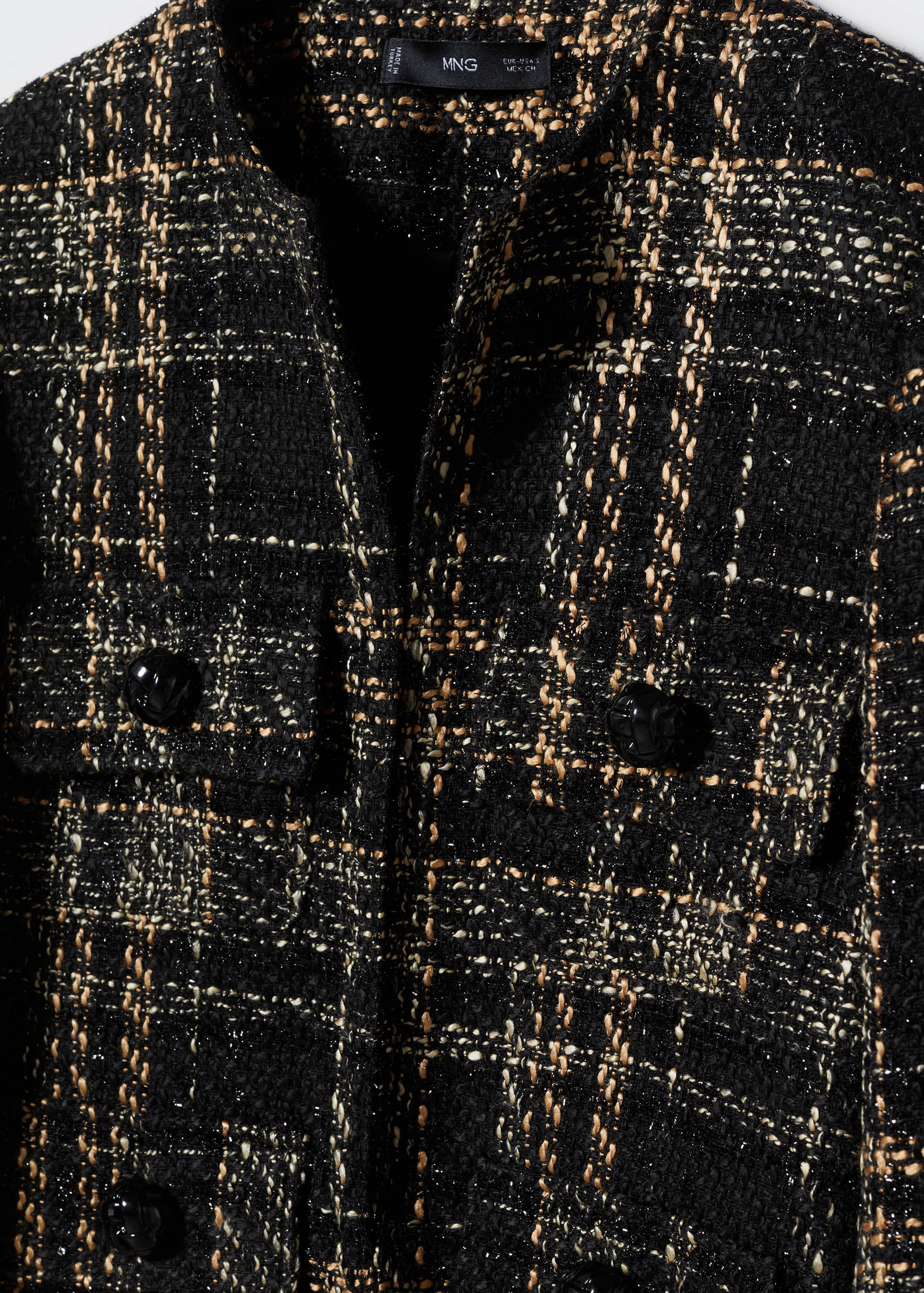 Tweed jacket with pockets - Details of the article 8