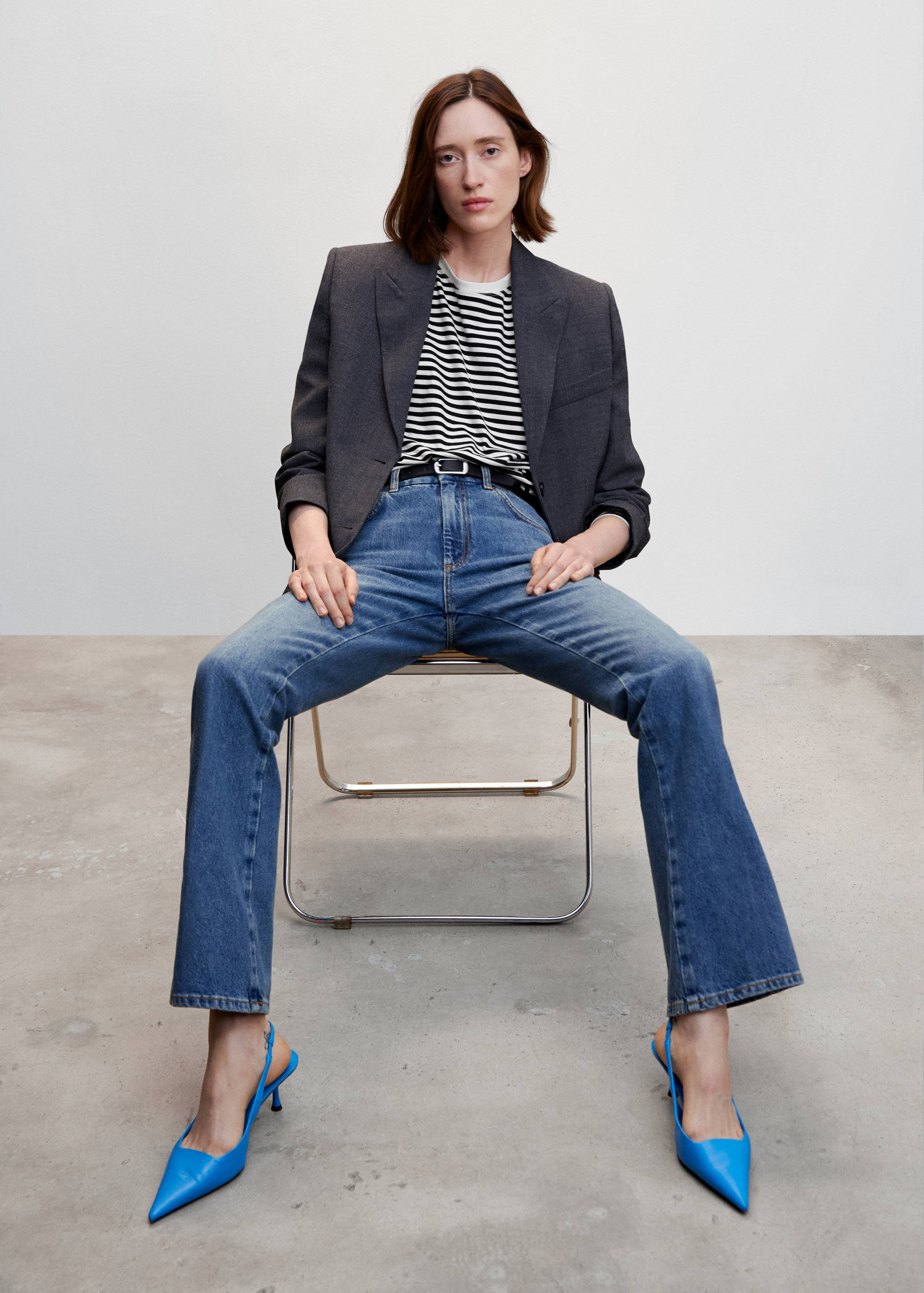 Striped cotton T-shirt - Details of the article 2