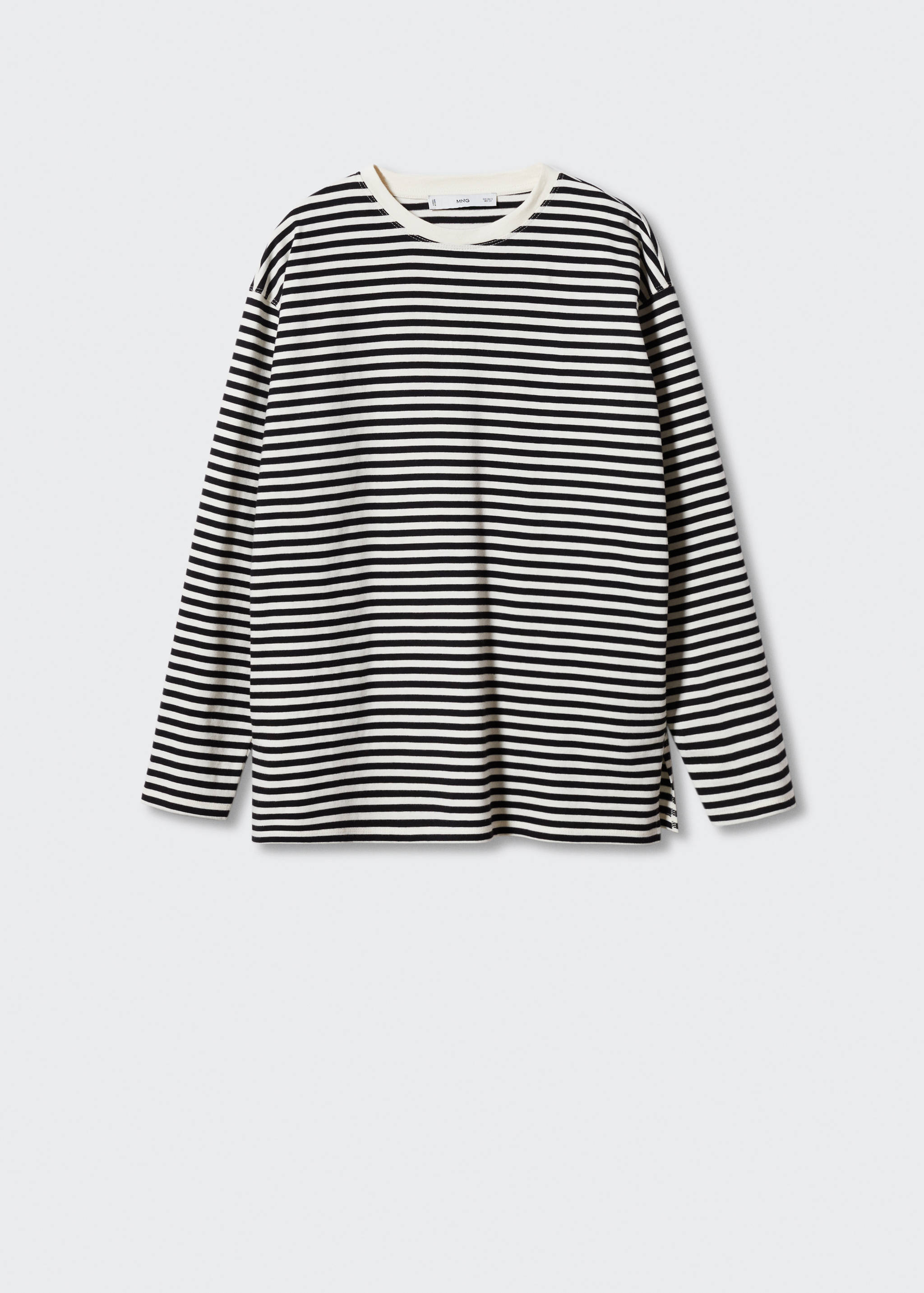Striped cotton T-shirt - Article without model