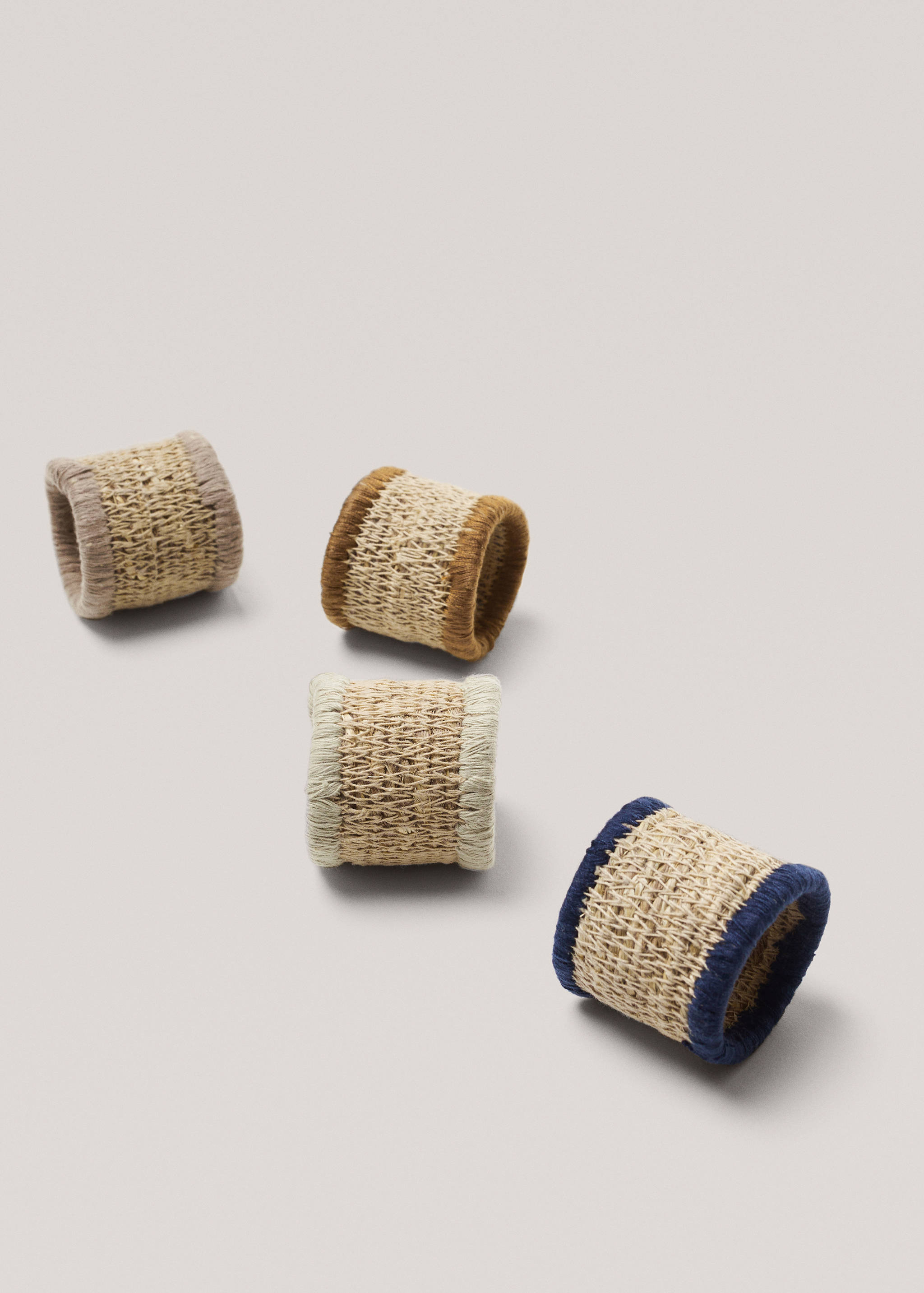 Servilleteros fibras naturales (Pack de 4) - Detalle del artículo 1