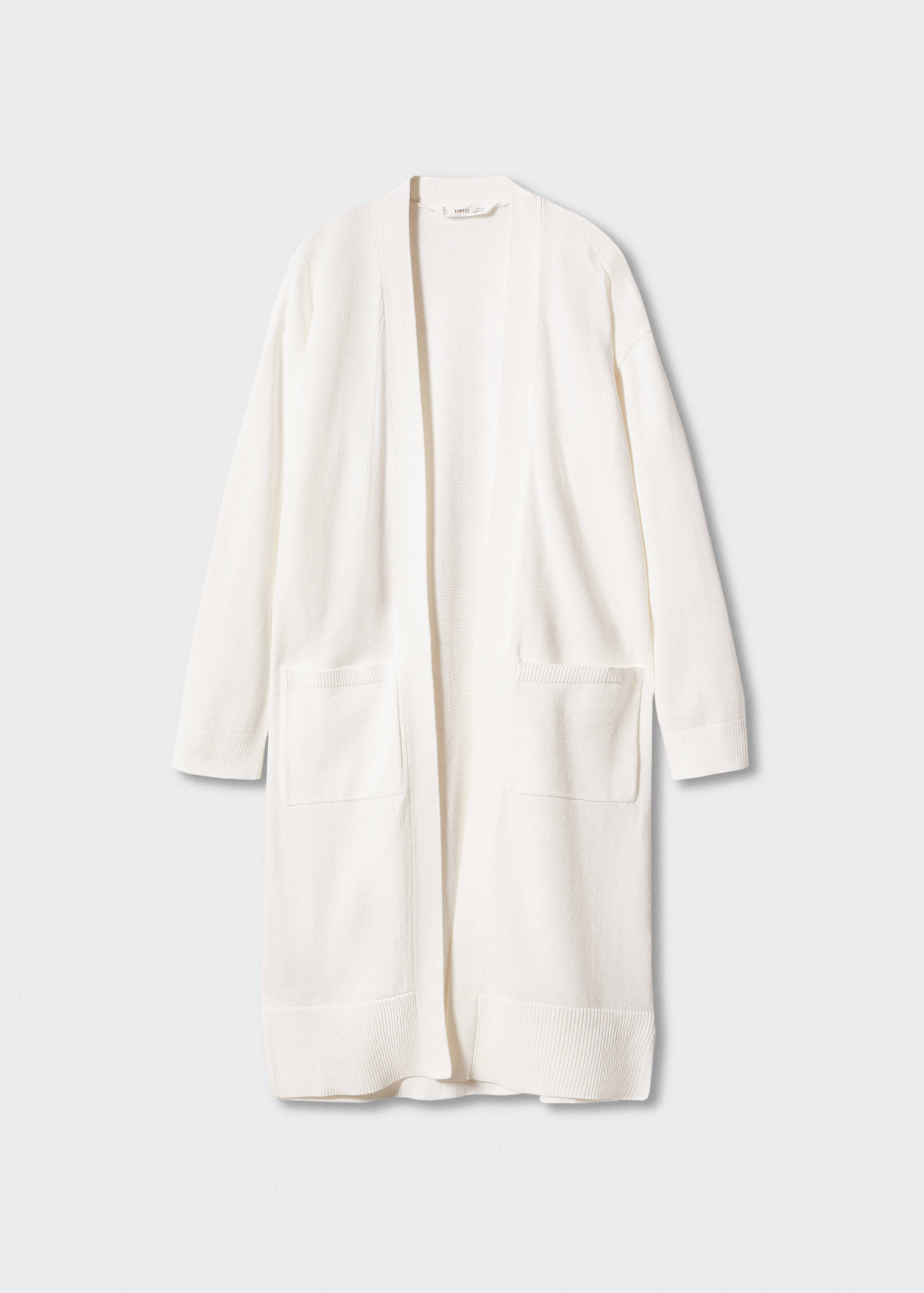 Cotton-blend cardigan - Article without model