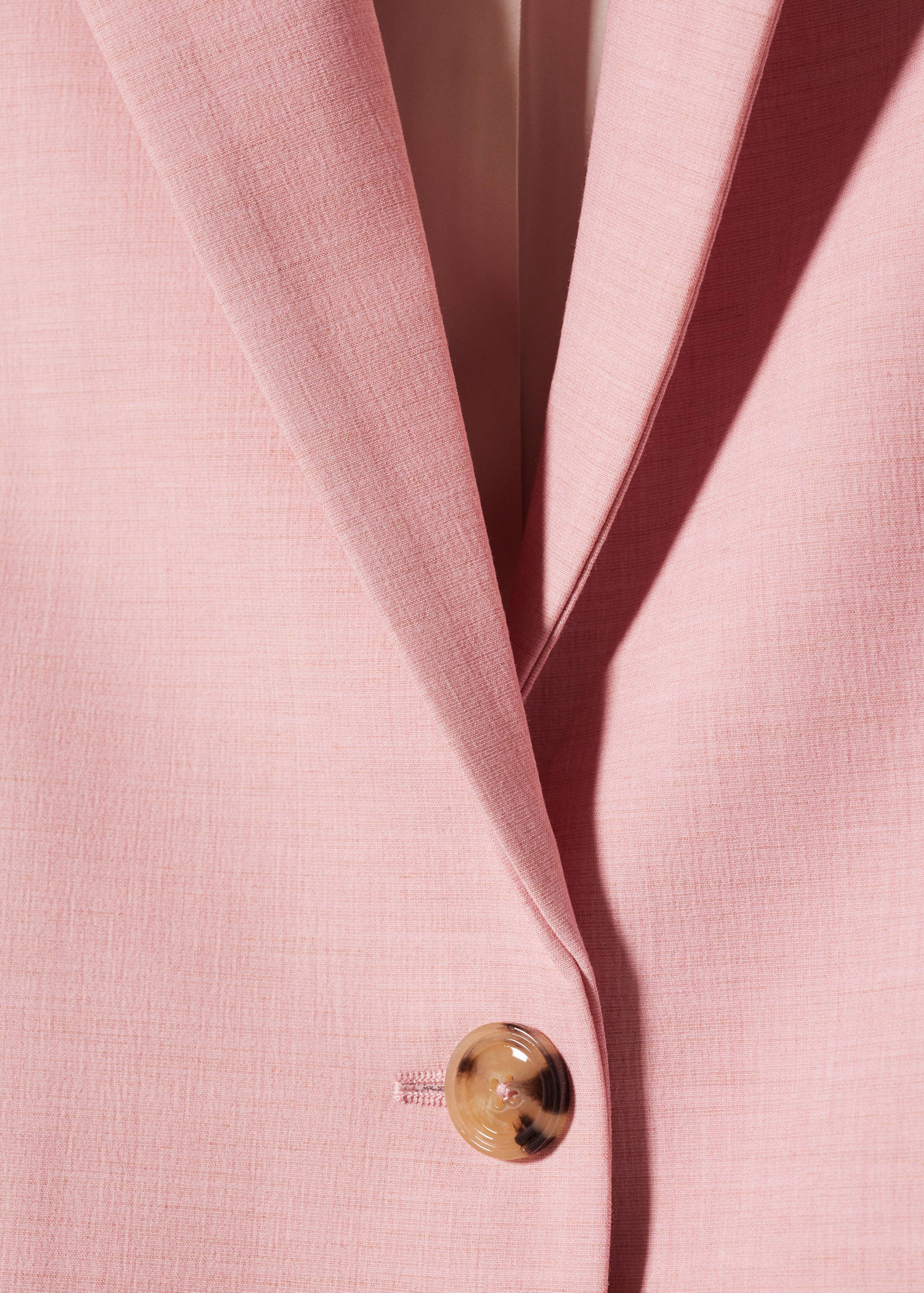 尖翻领西装外套 - null