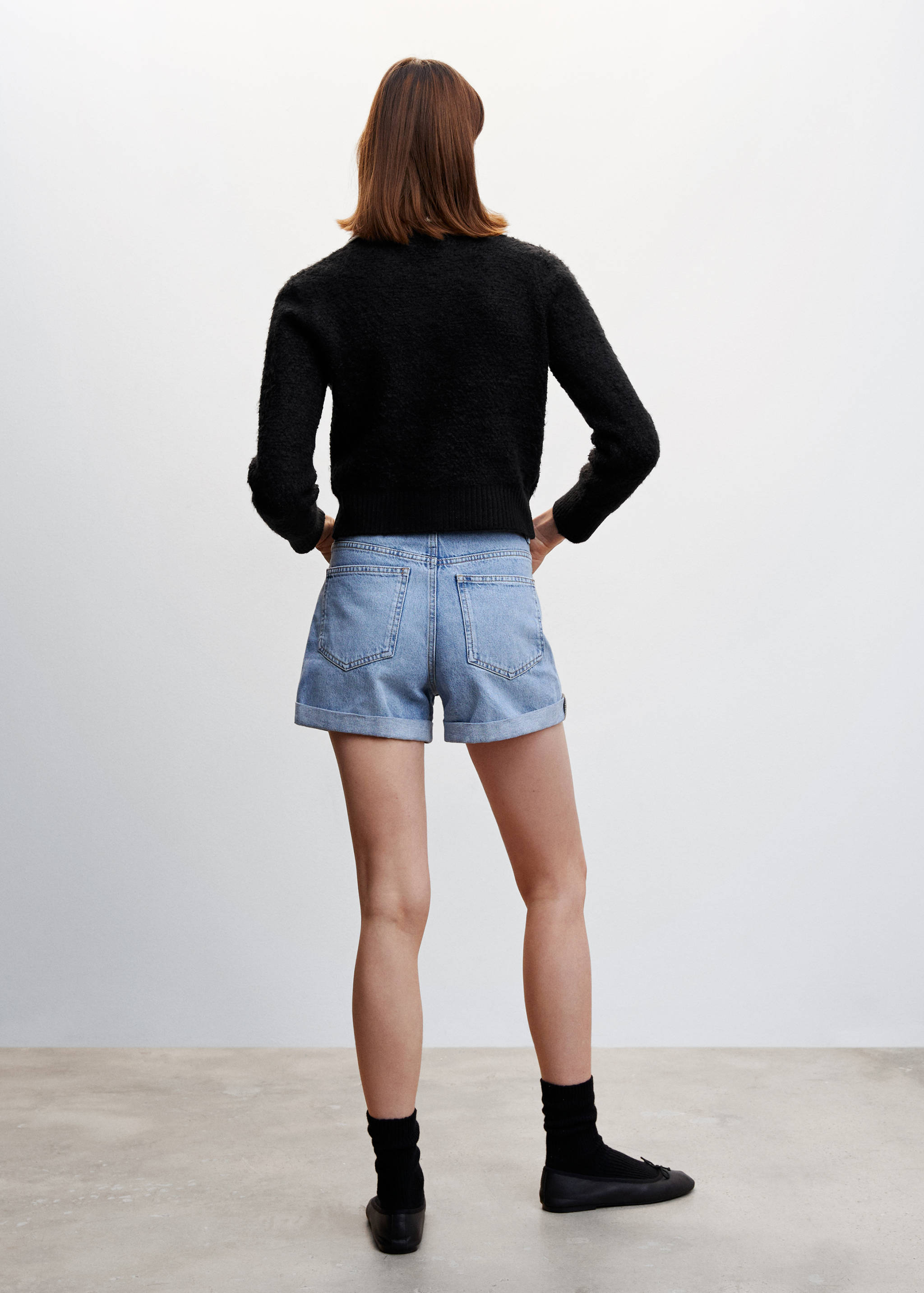 Contrast trims cardigan - Reverse of the article