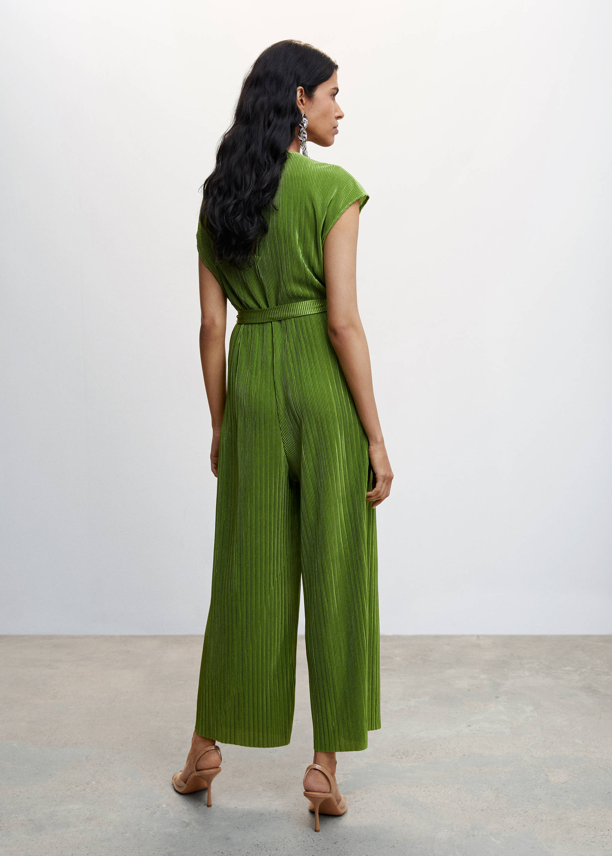 Combinaison plissée satinée - Verso de l’article