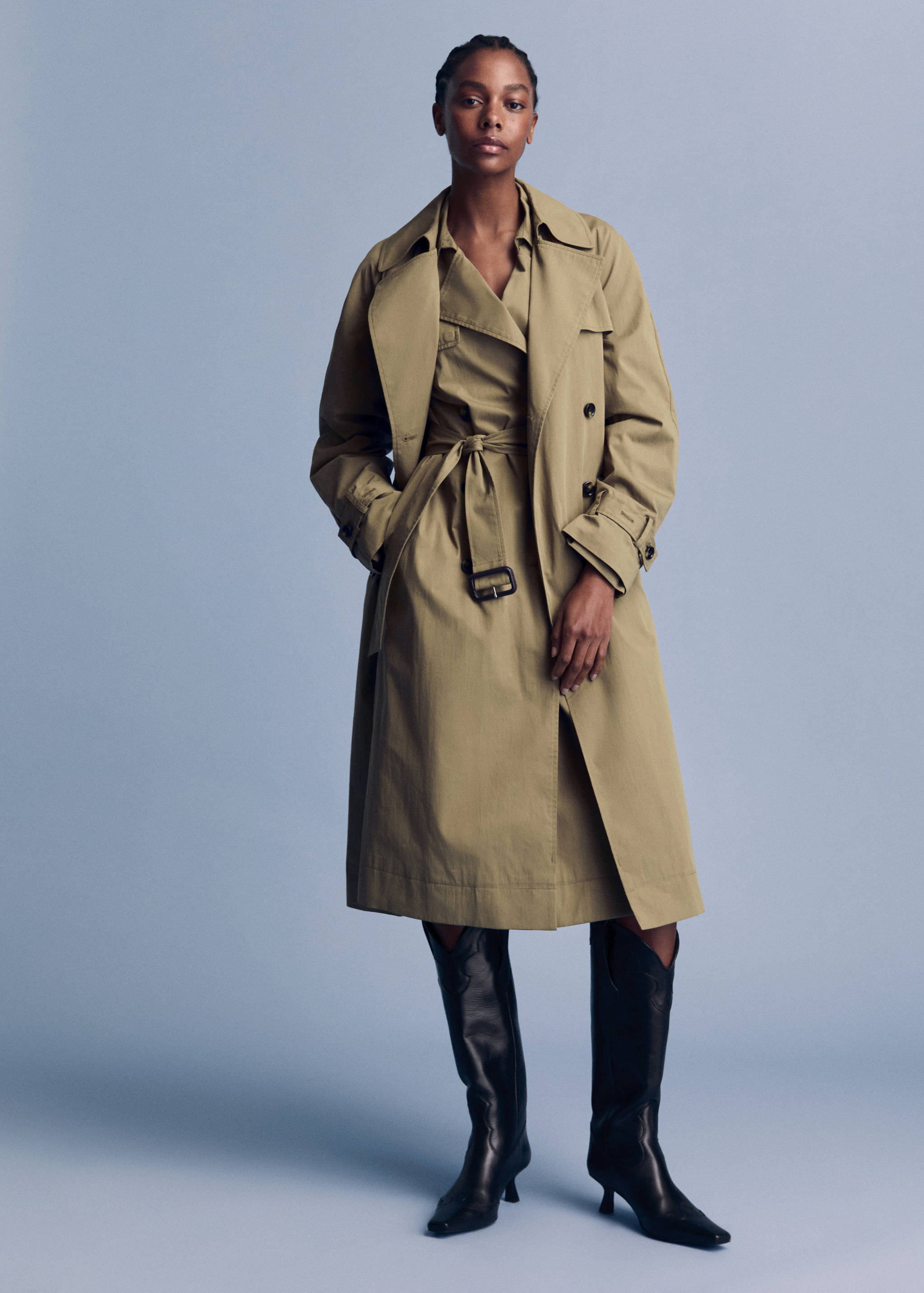Double-breasted trench coat - Details of the article 5