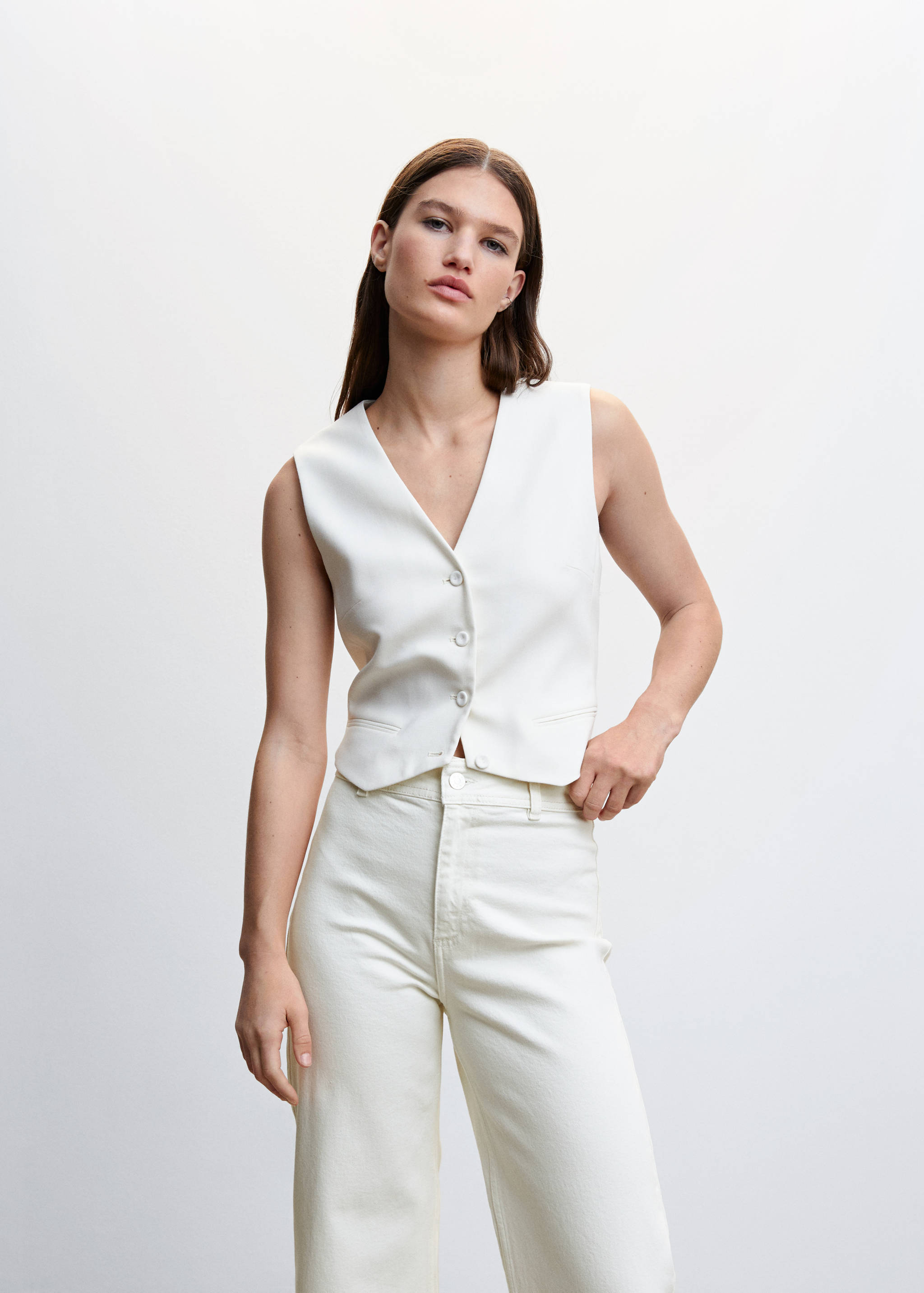 Jeans culotte high waist - Details of the article 1