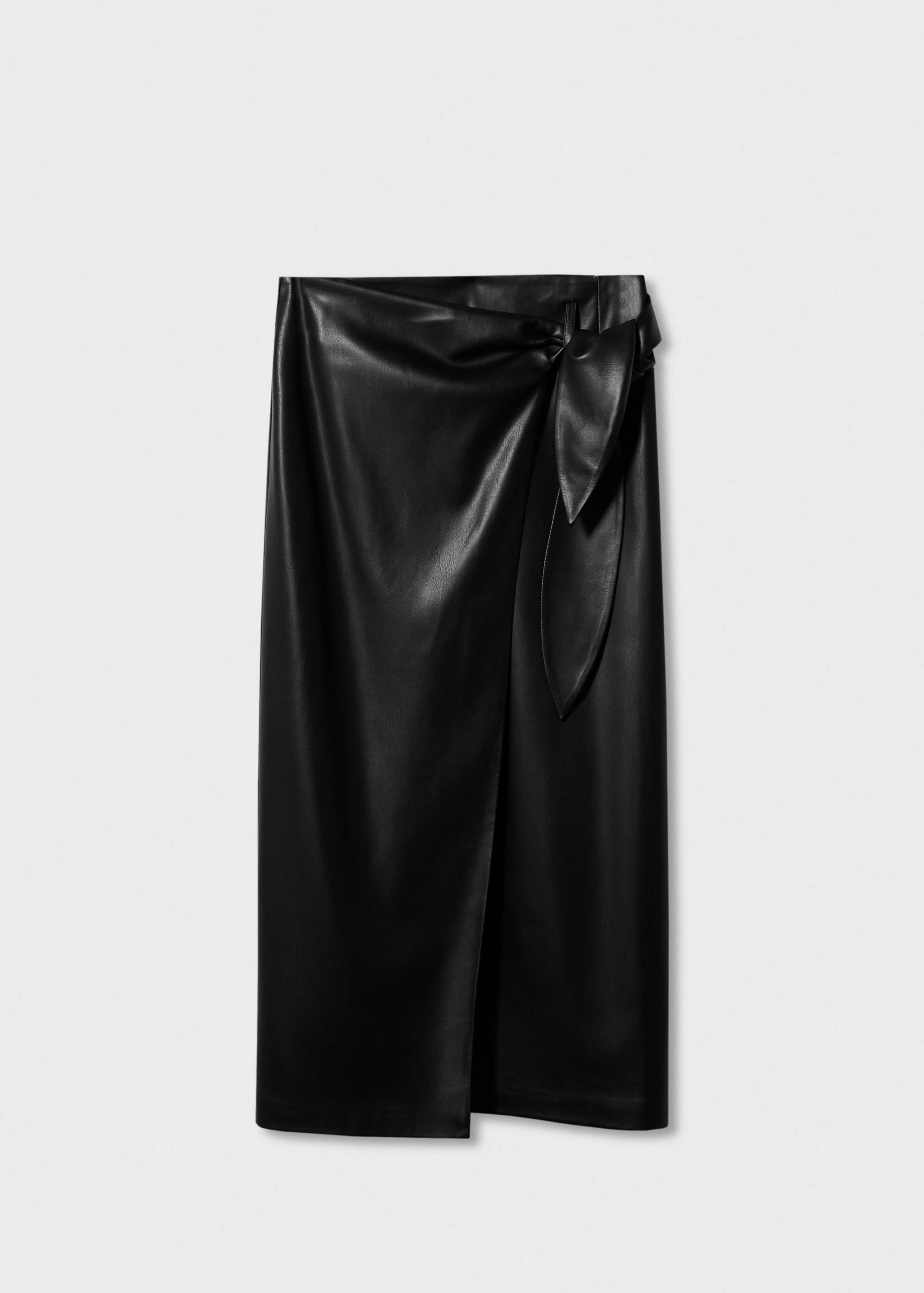 Jupe portefeuille similicuir - Article sans modèle