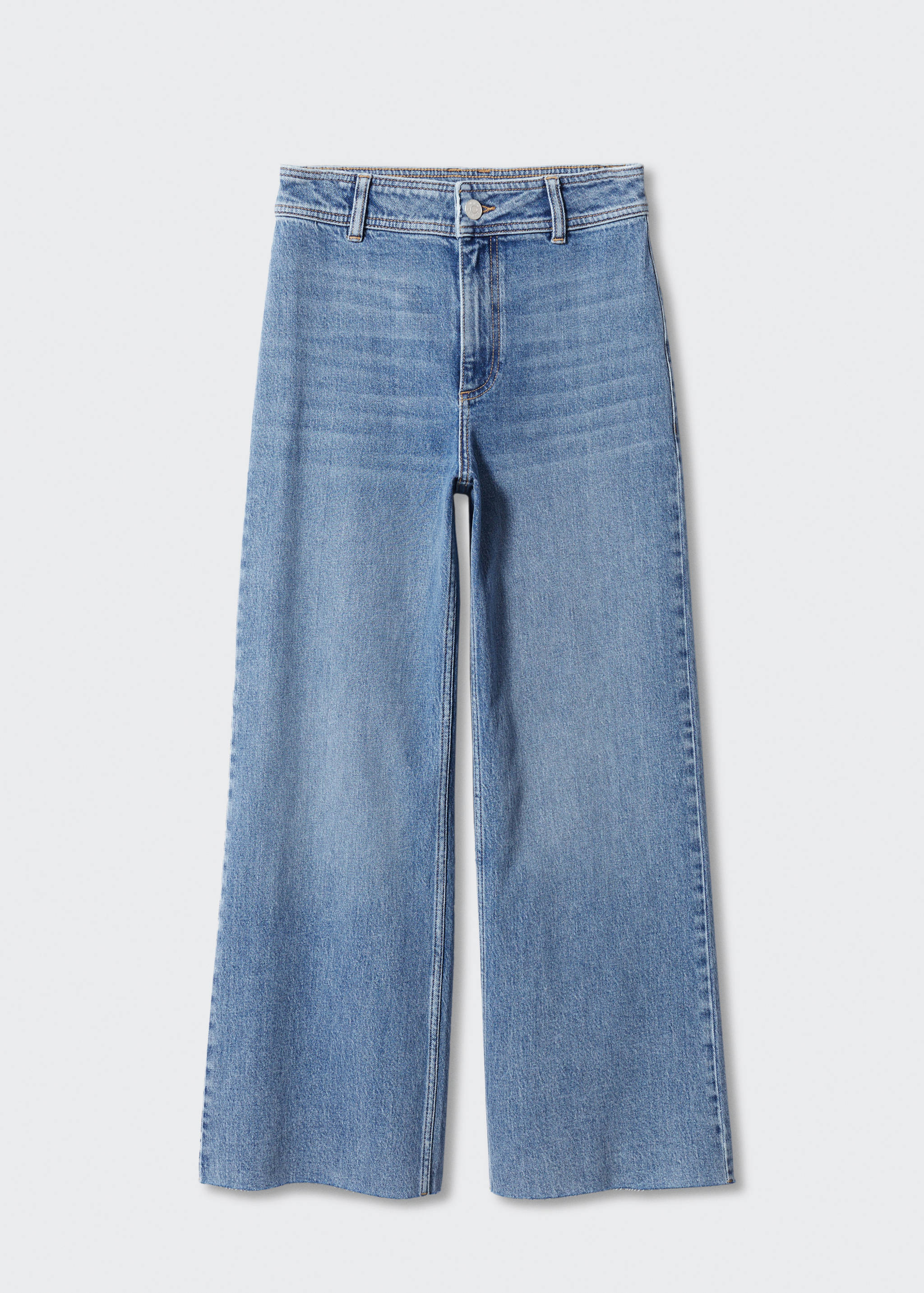 Jupe-culotte jean taille haute - Article sans modèle