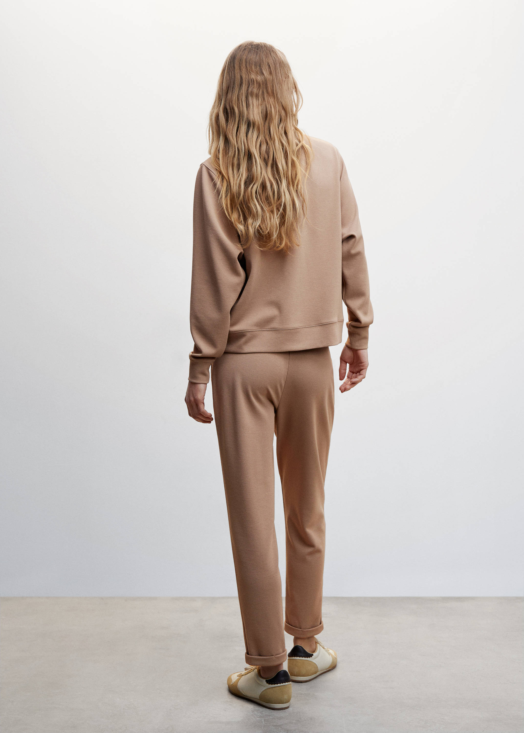 Pique jogger trousers - Reverse of the article