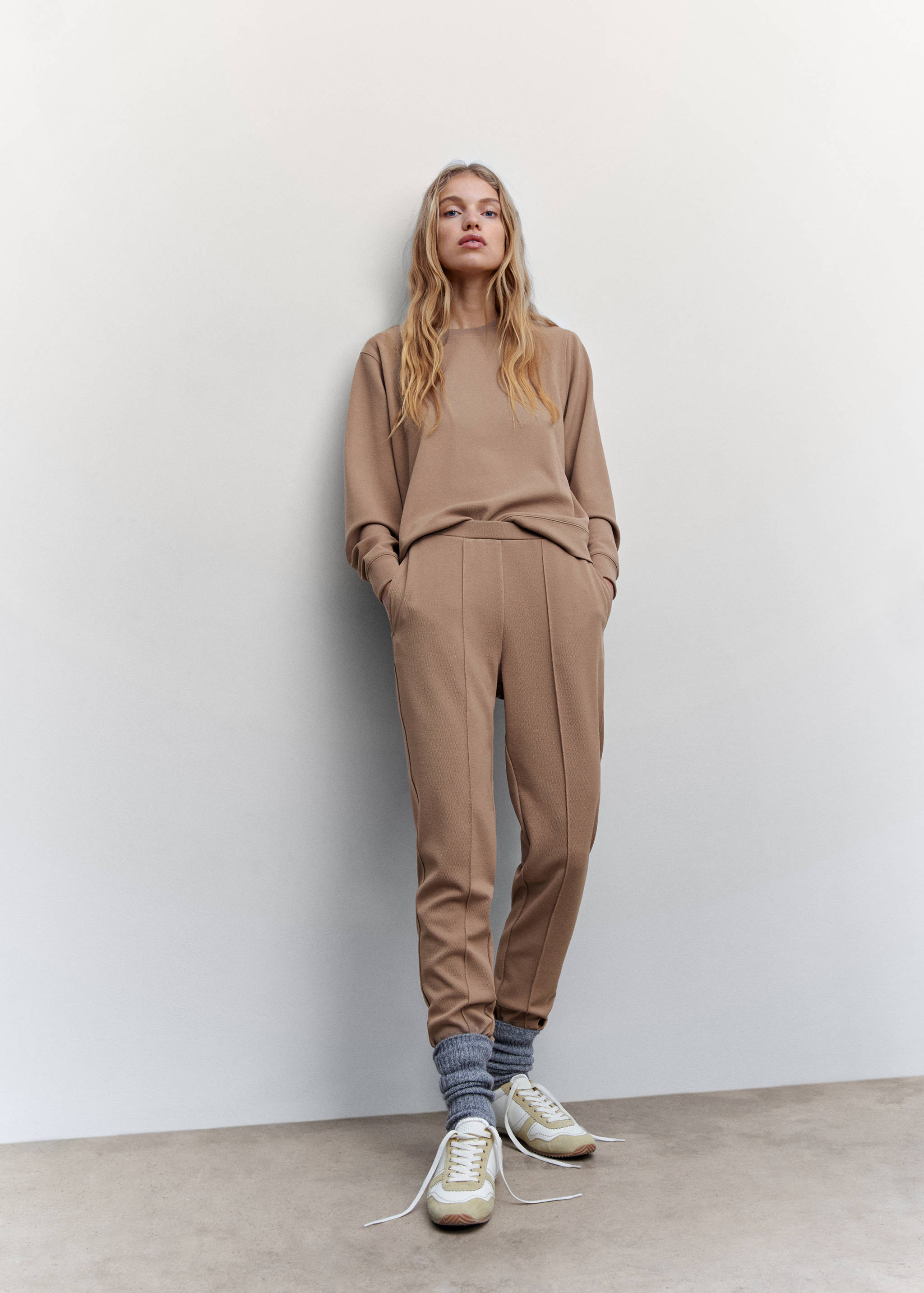 Pique jogger trousers - Details of the article 2