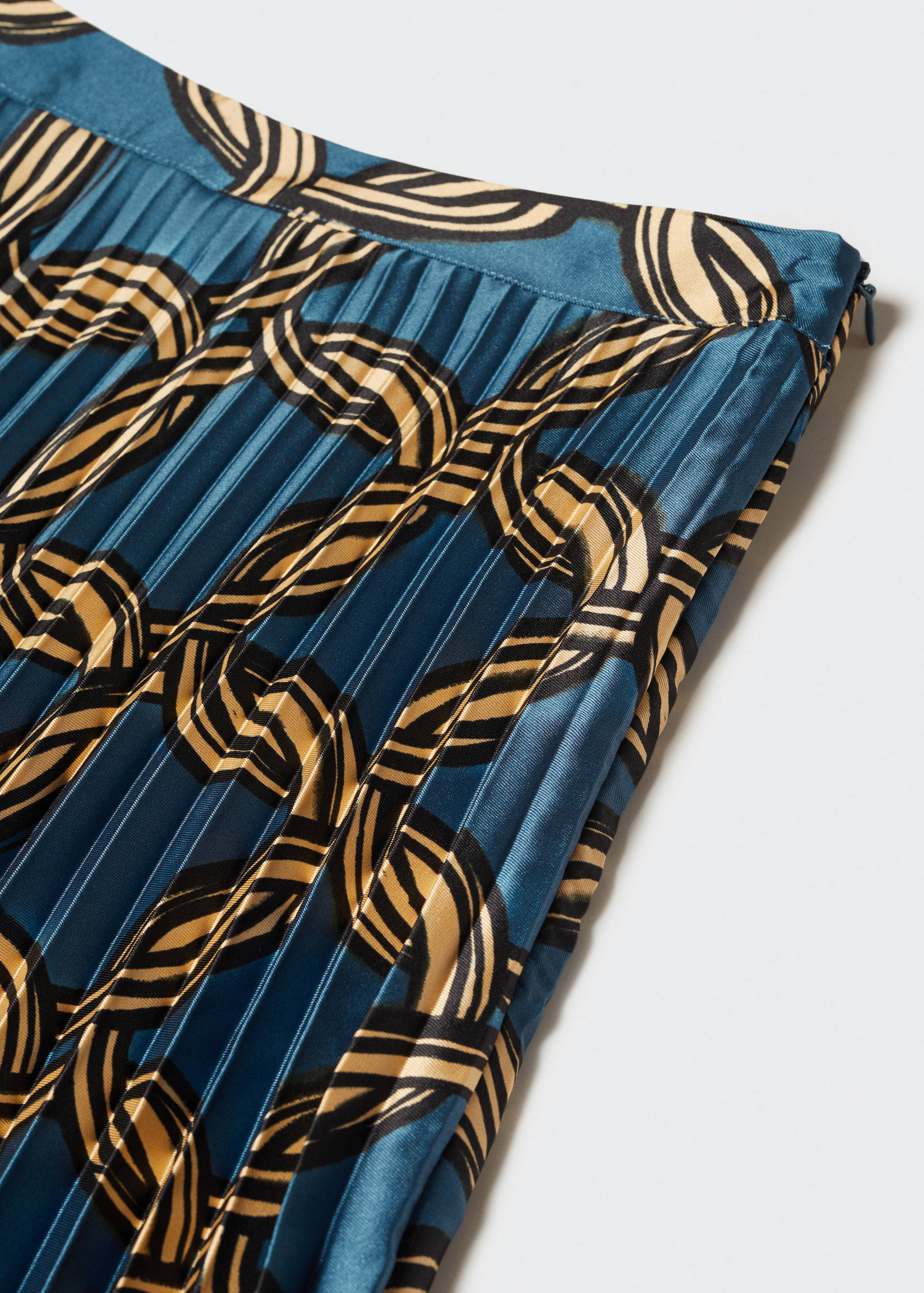 Falda plisada estampado geométrico - Detalle del artículo 8