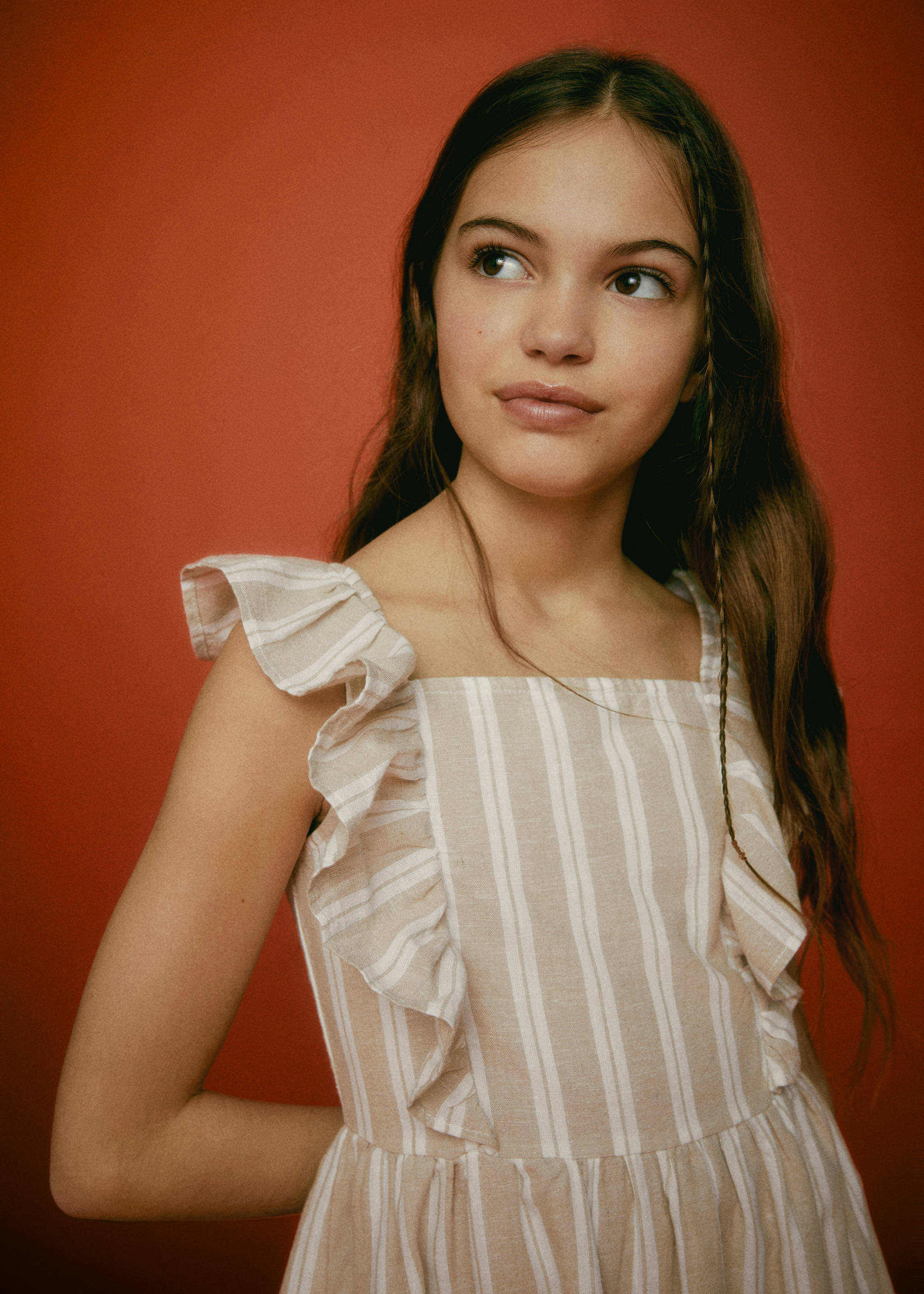 Robe lin rayée - Détail de l'article 1