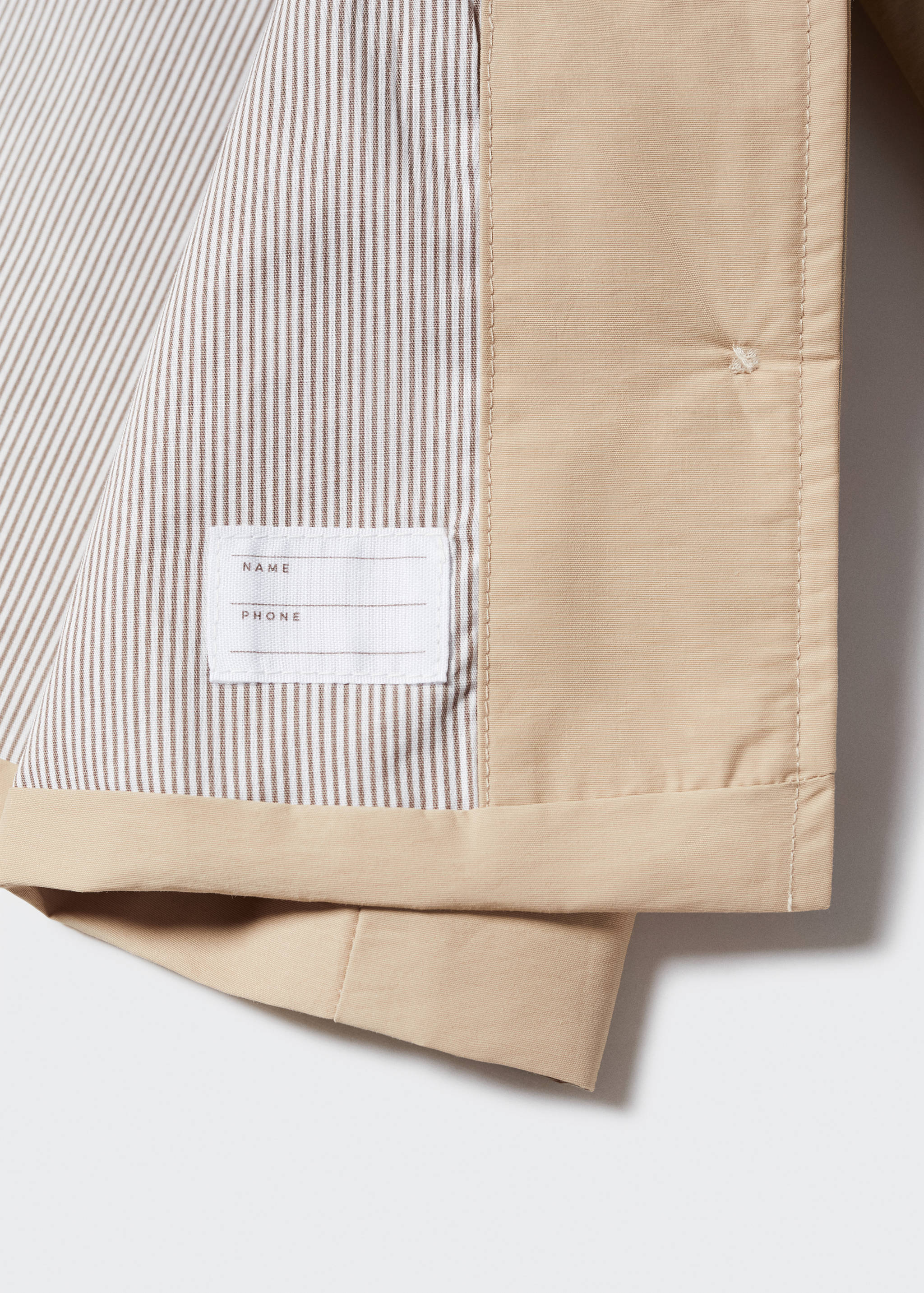 Belt trench - Details of the article 8