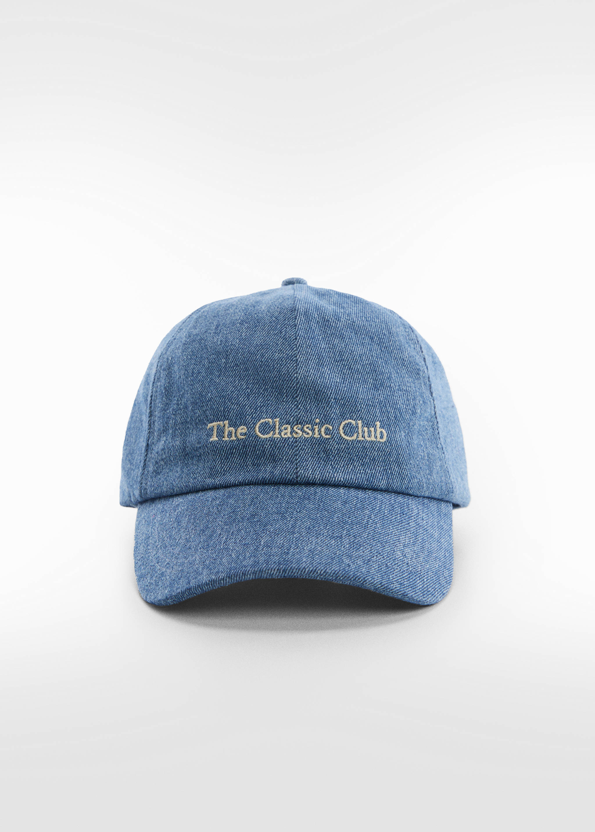 Denim cap with message - General plane