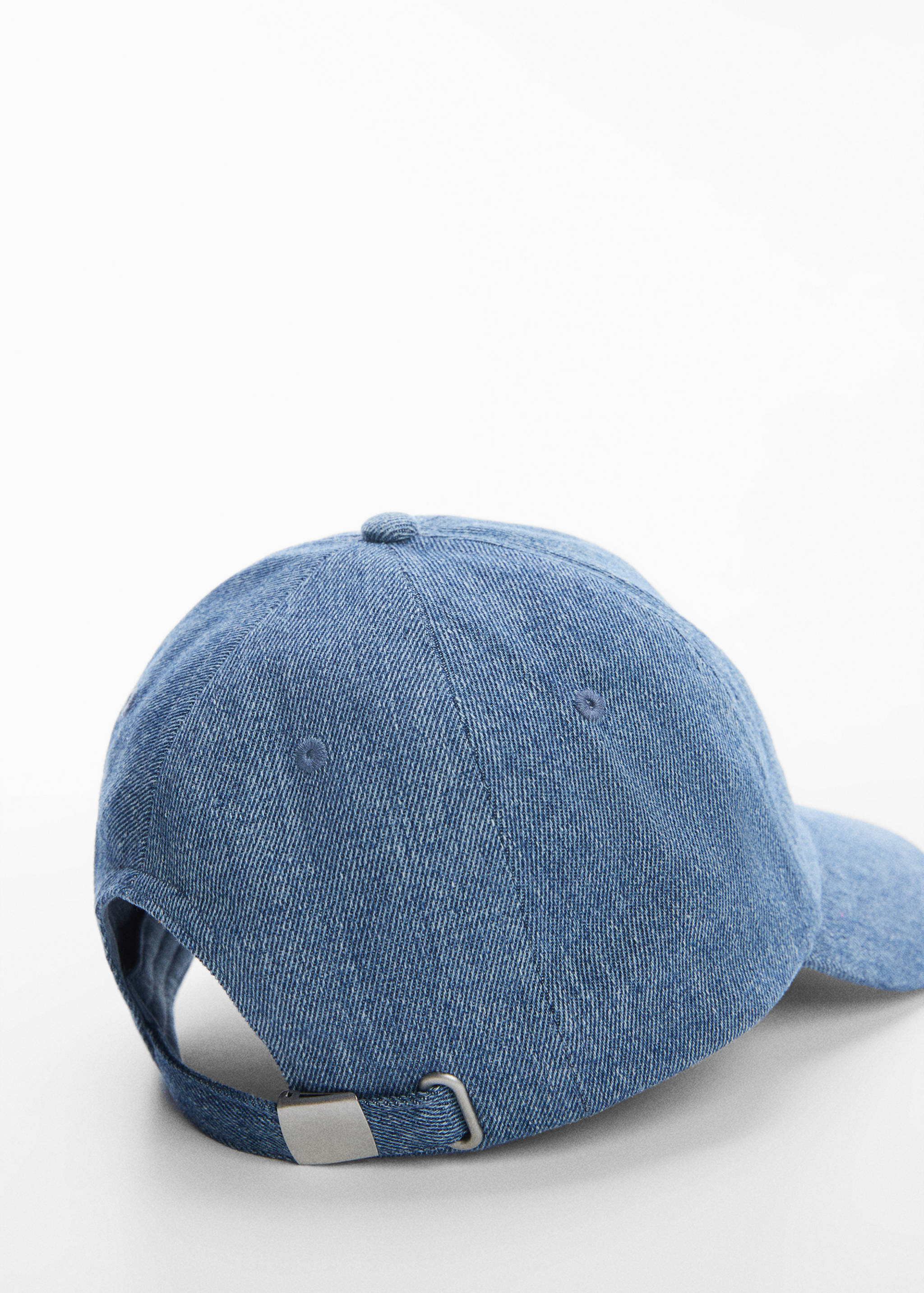 Denim cap with message - Details of the article 1