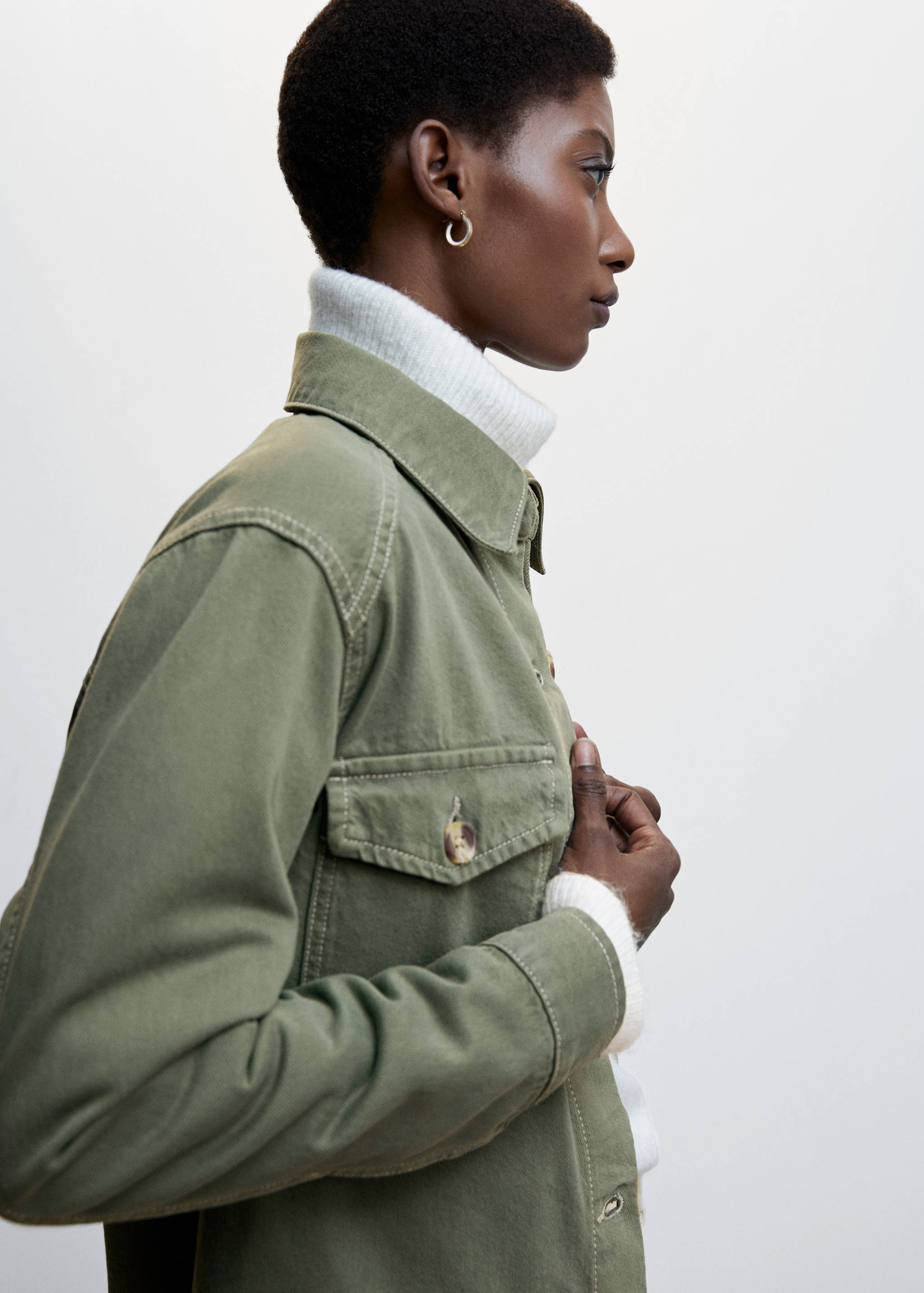 Sobrecamisa algodón bolsillos - Detalle del artículo 1