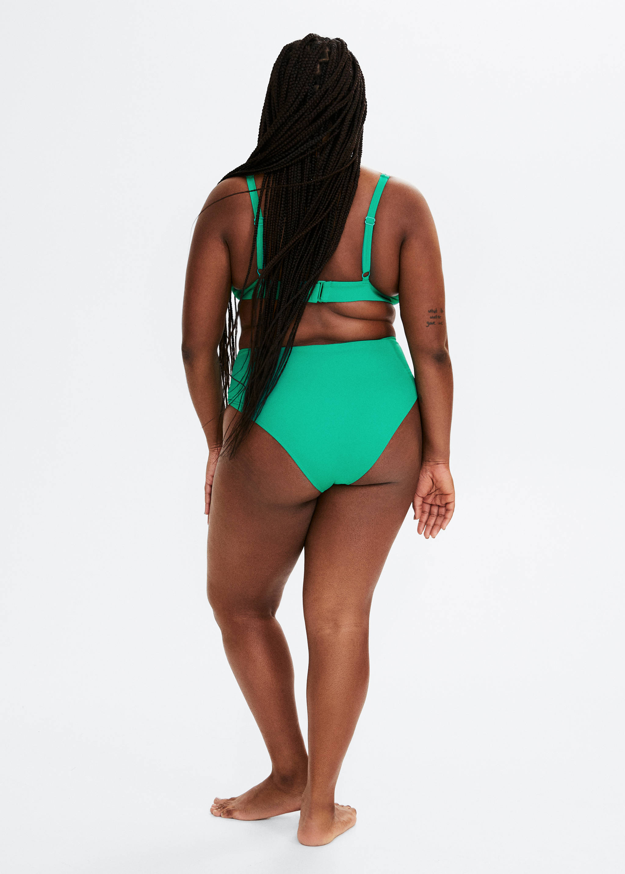 High-waist bikini bottoms - Reverse of the article