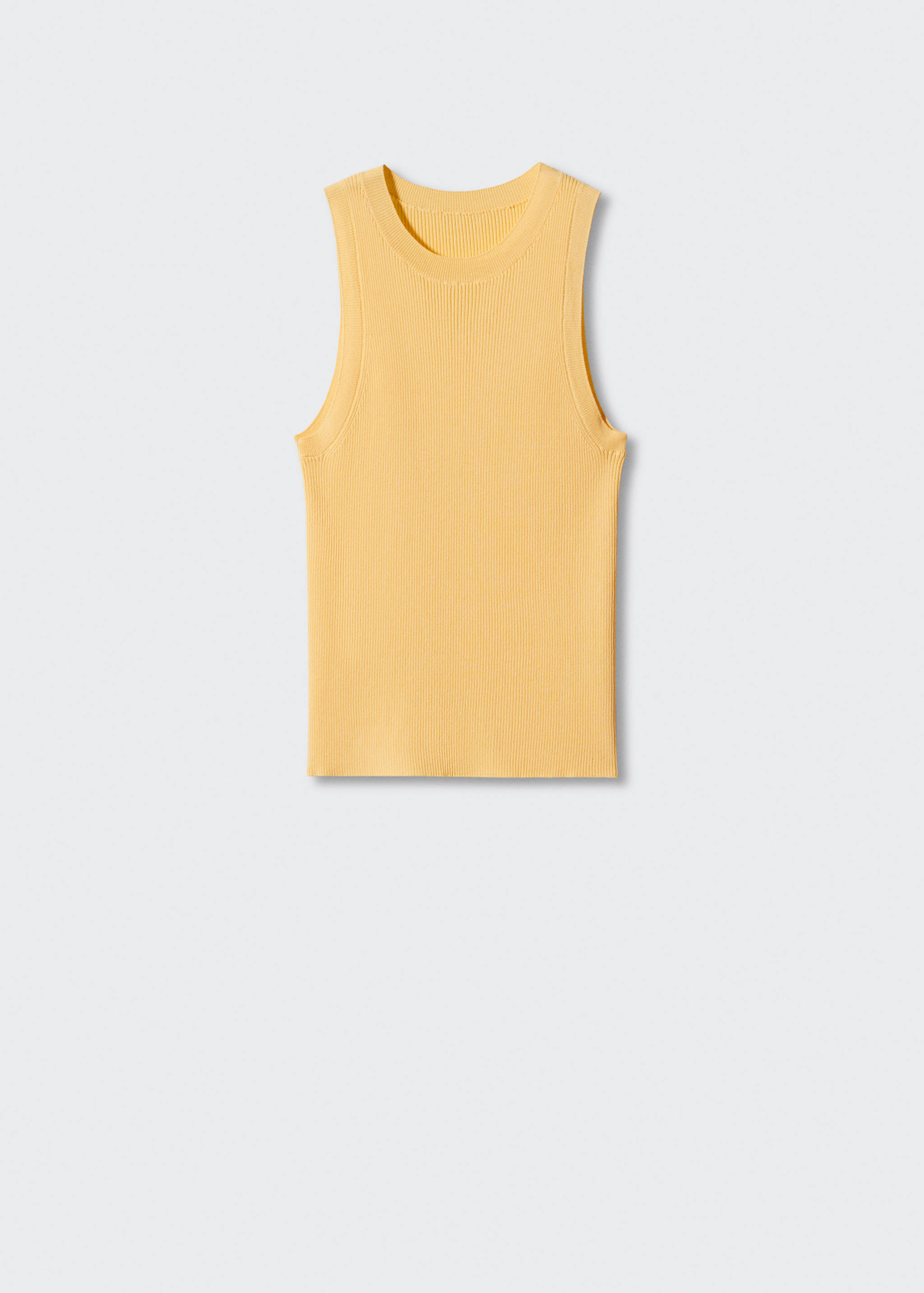 Knitted top with wide straps - Article without model