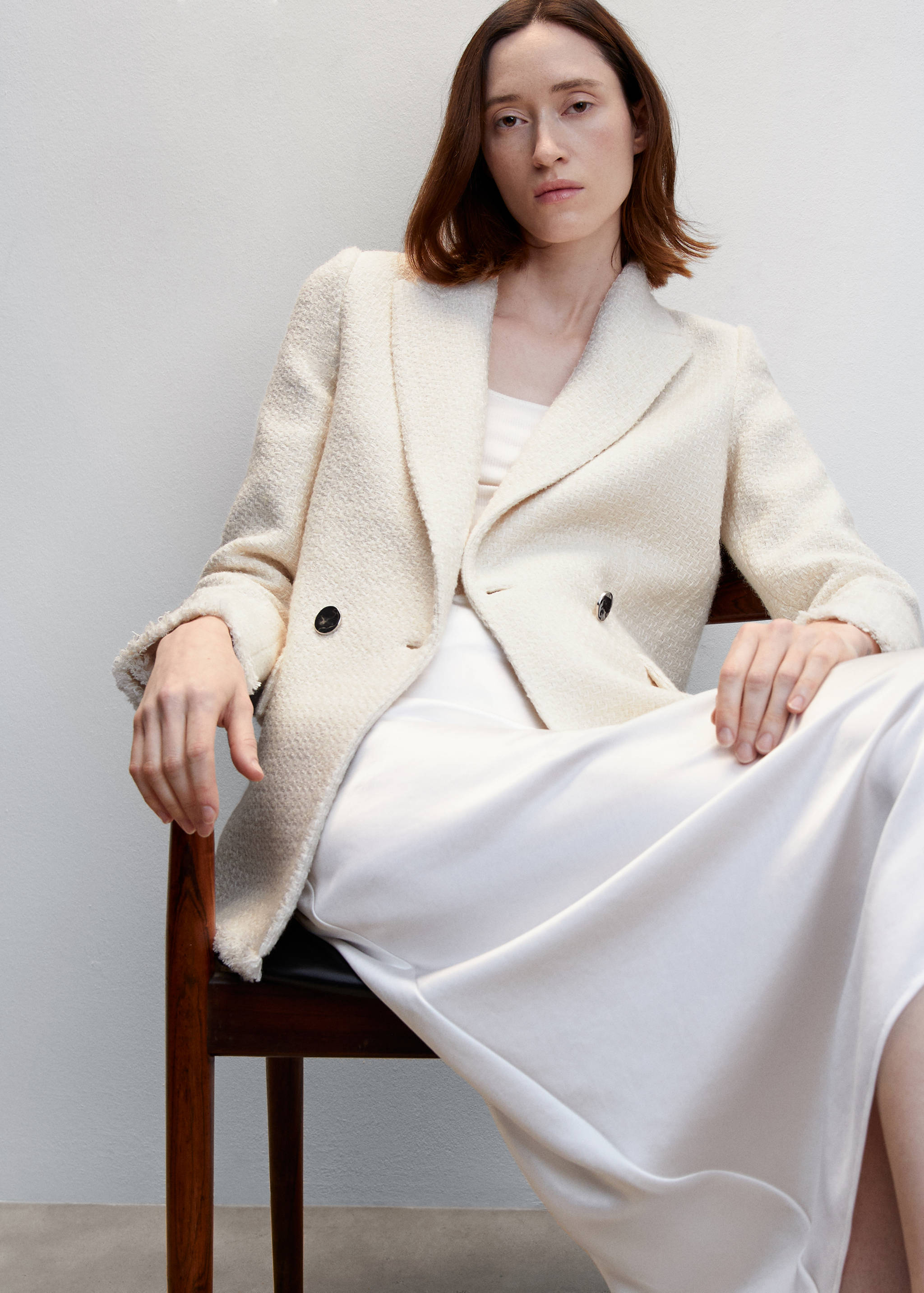 Buttons tweed blazer - Details of the article 2