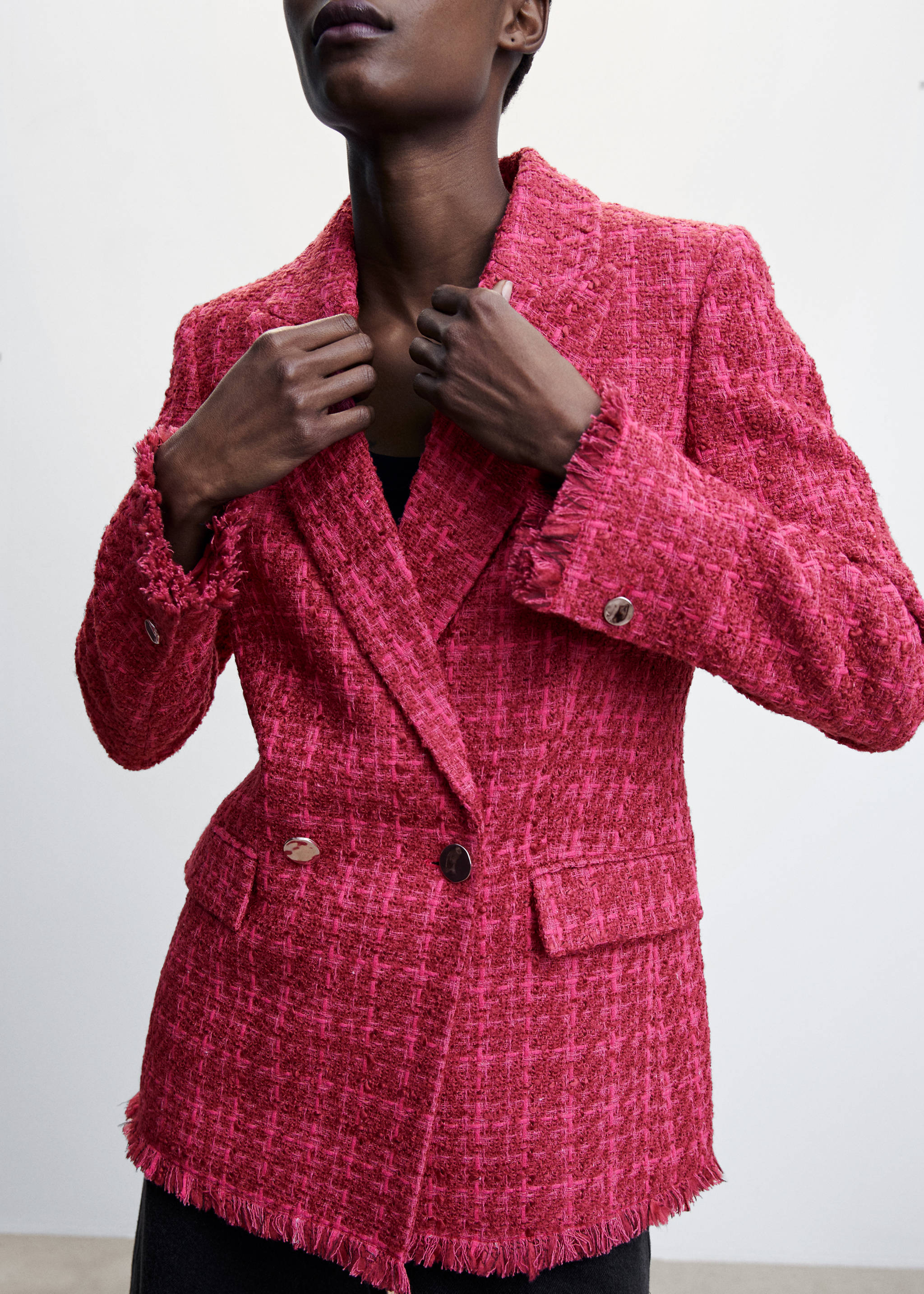 Buttons tweed blazer - Details of the article 6