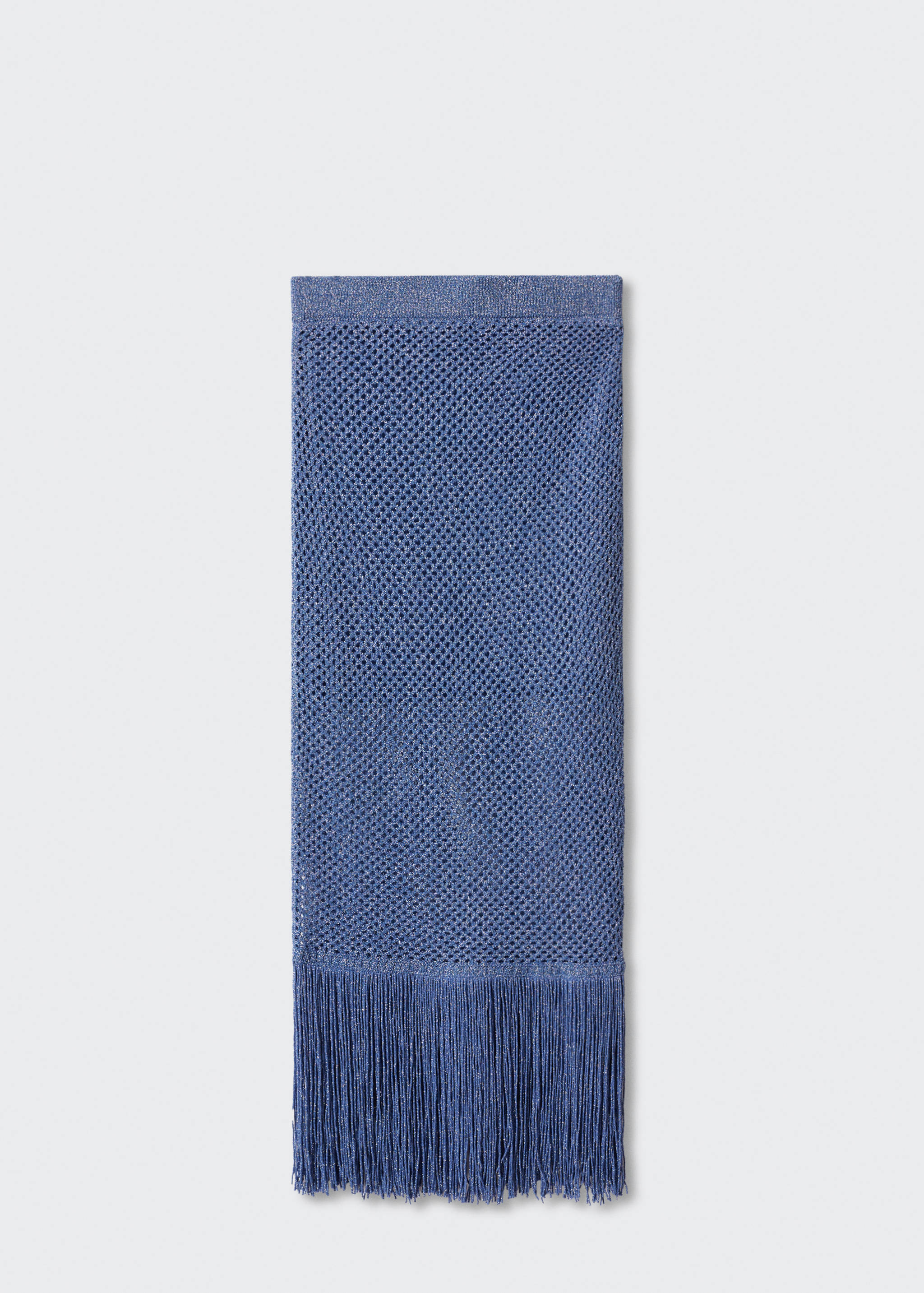 Fringed detail knitted skirt - Article without model
