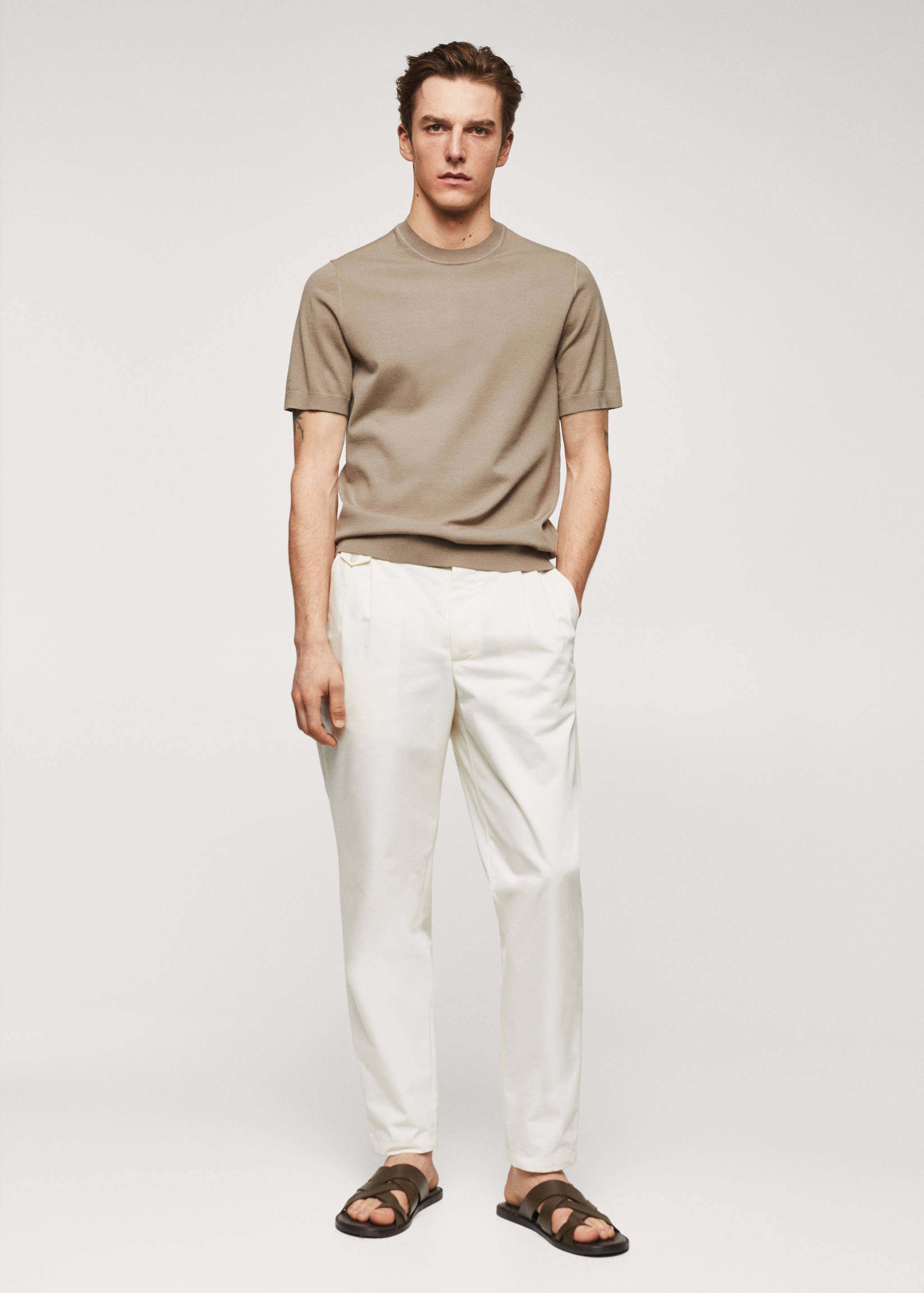 Fine-knit T-shirt - General plane