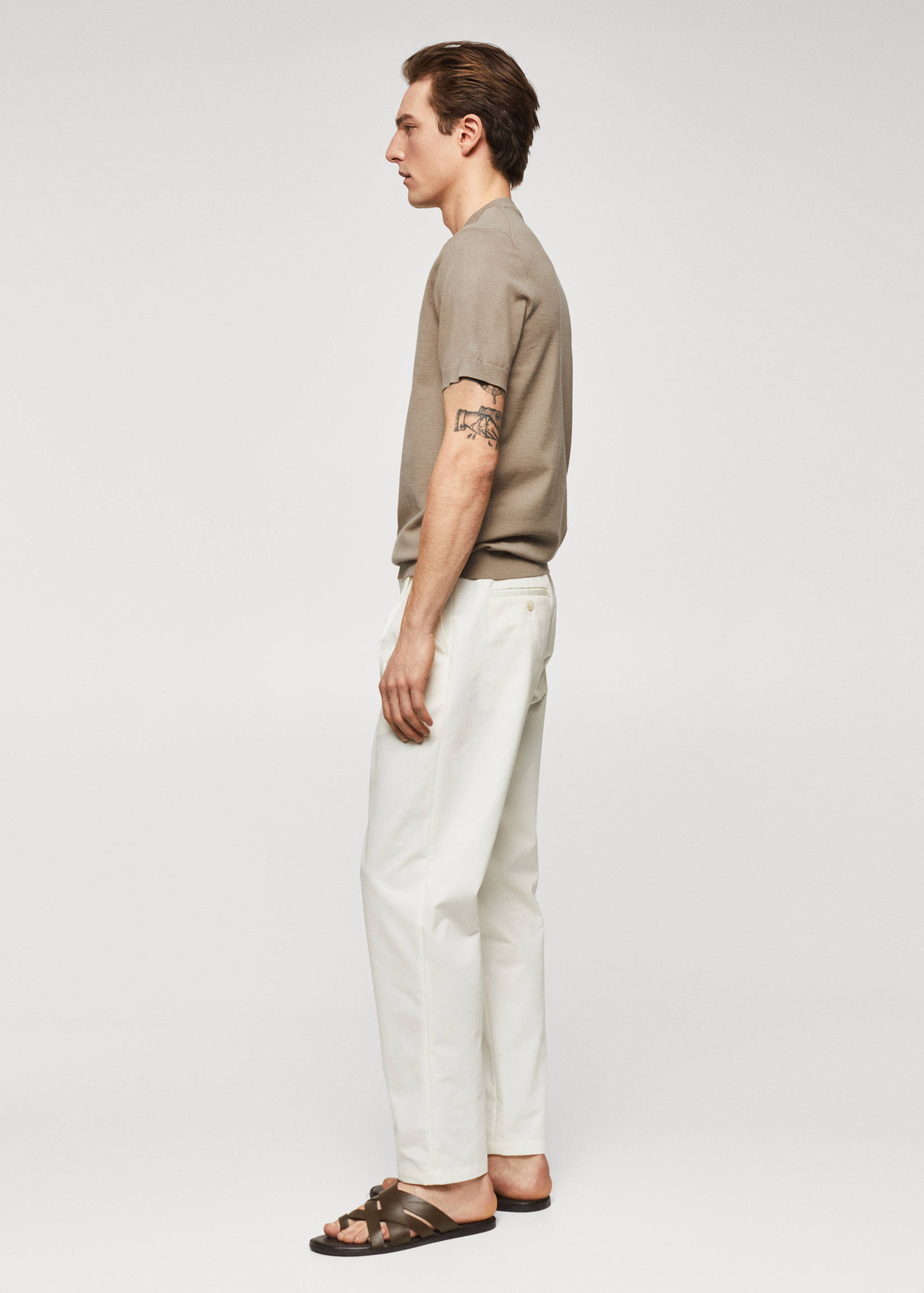 Fine-knit T-shirt - Details of the article 6