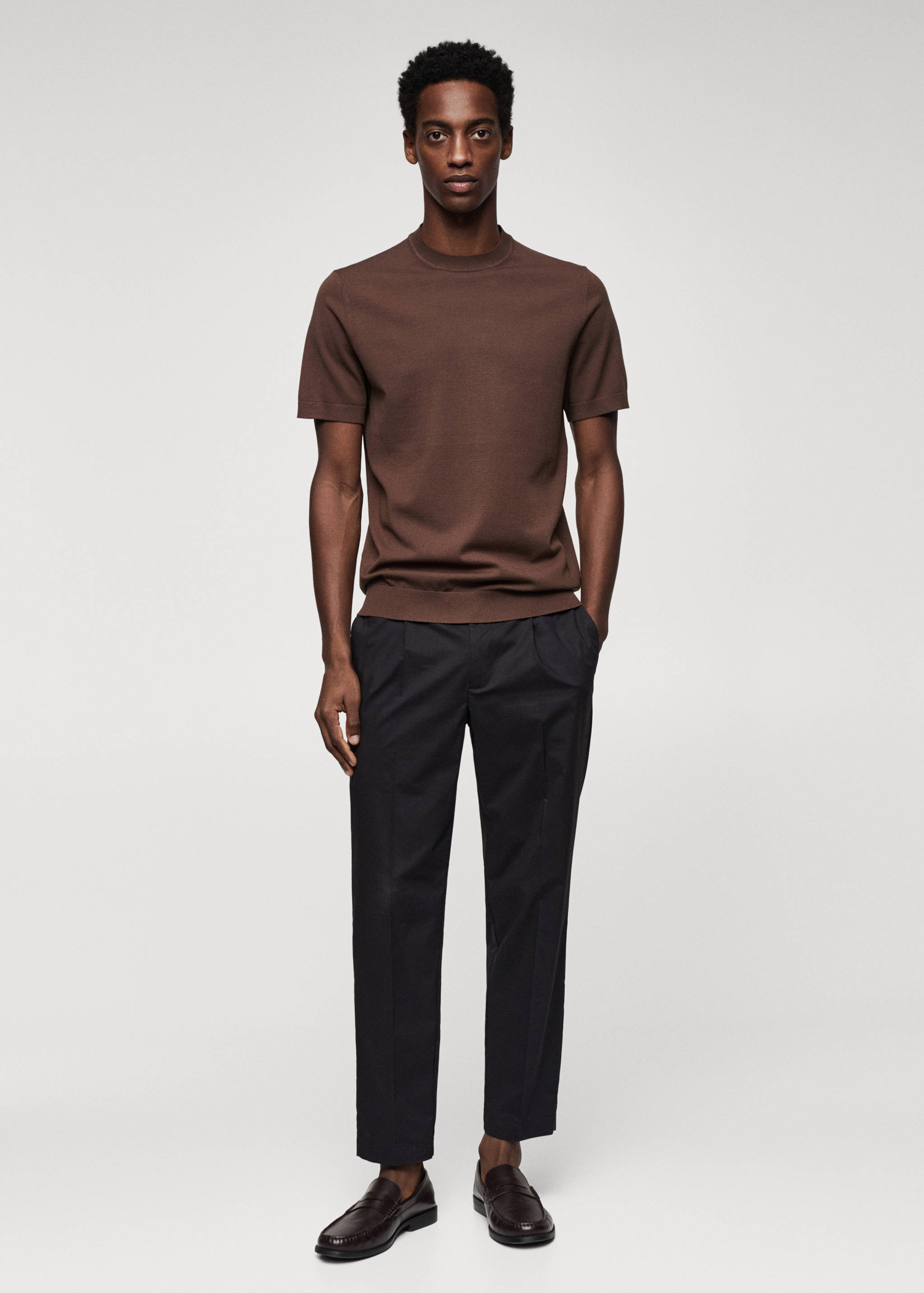 Fine-knit T-shirt - General plane