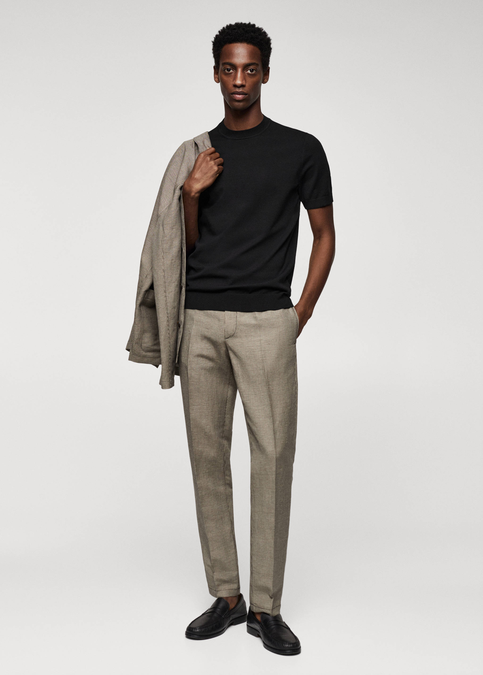 Fine-knit T-shirt - General plane