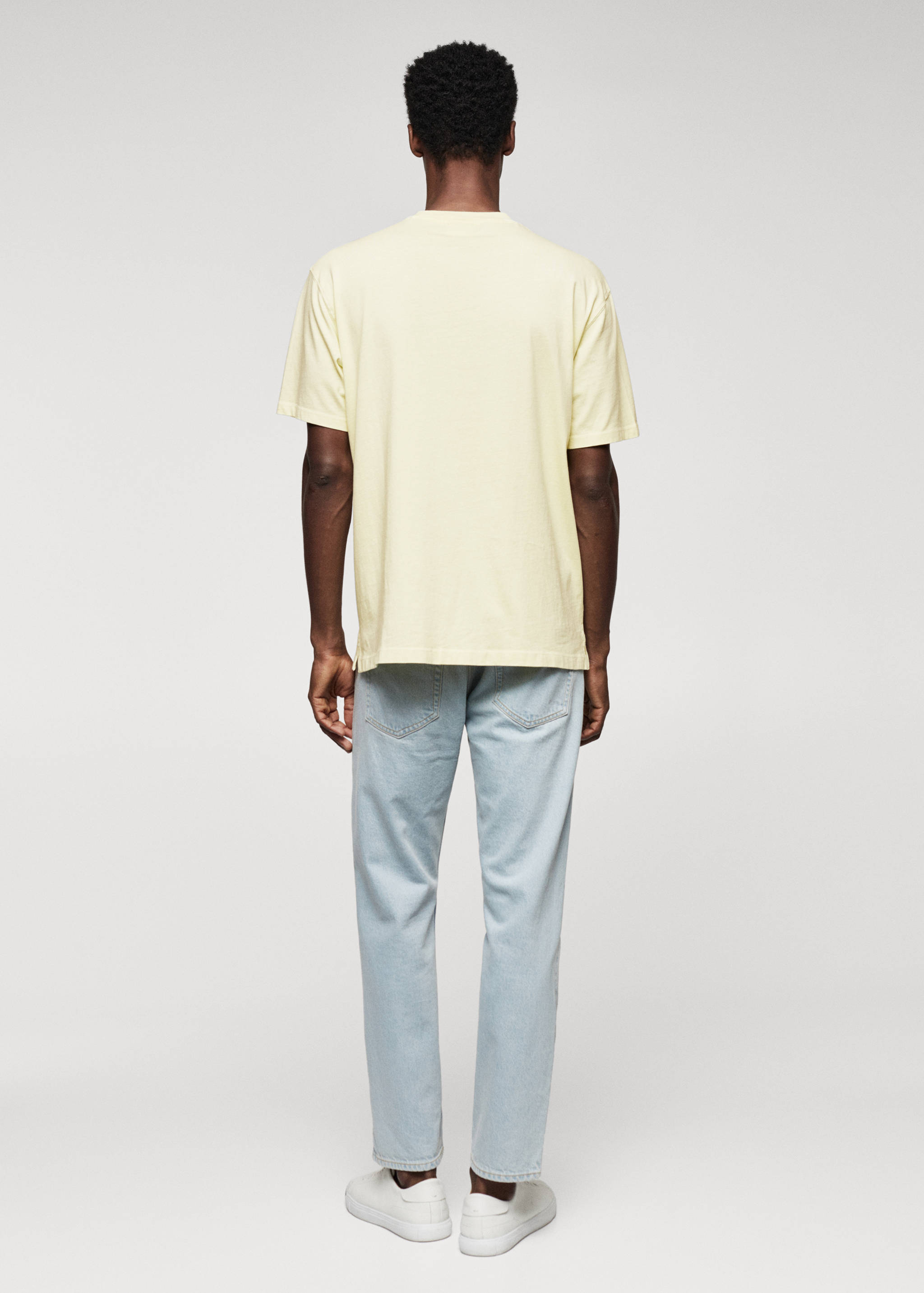 Футболка 100% хлопок relaxed fit - Обратная сторона изделия