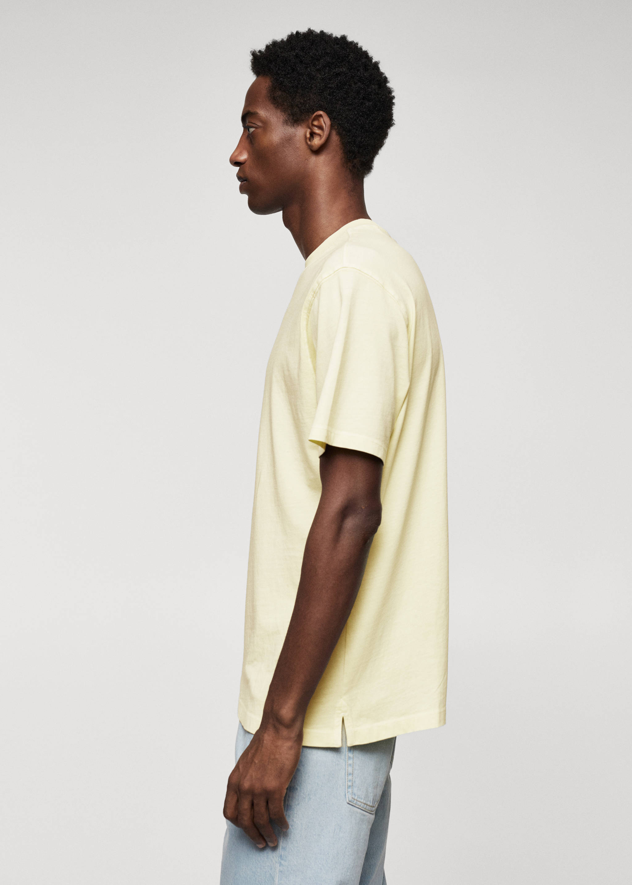 Футболка 100% хлопок relaxed fit - Деталь изделия 6