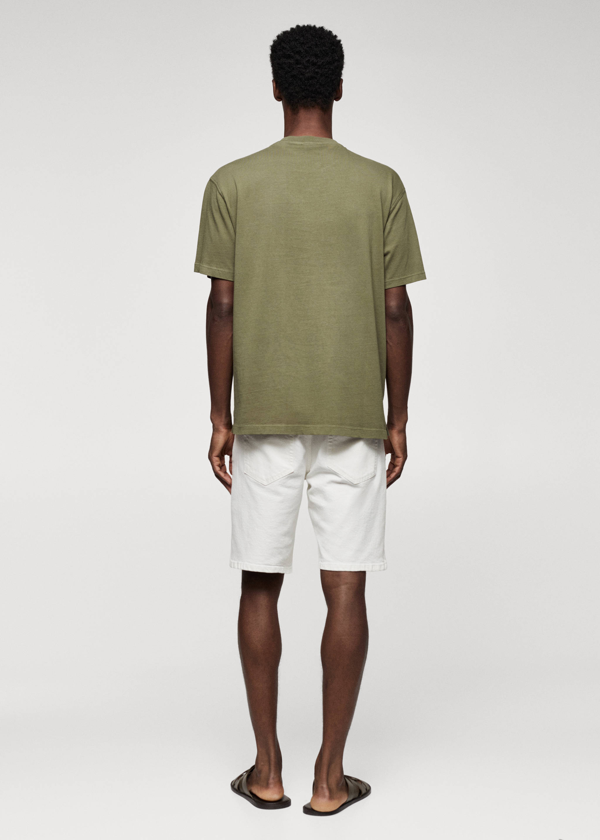 Футболка 100% хлопок relaxed fit - Обратная сторона изделия