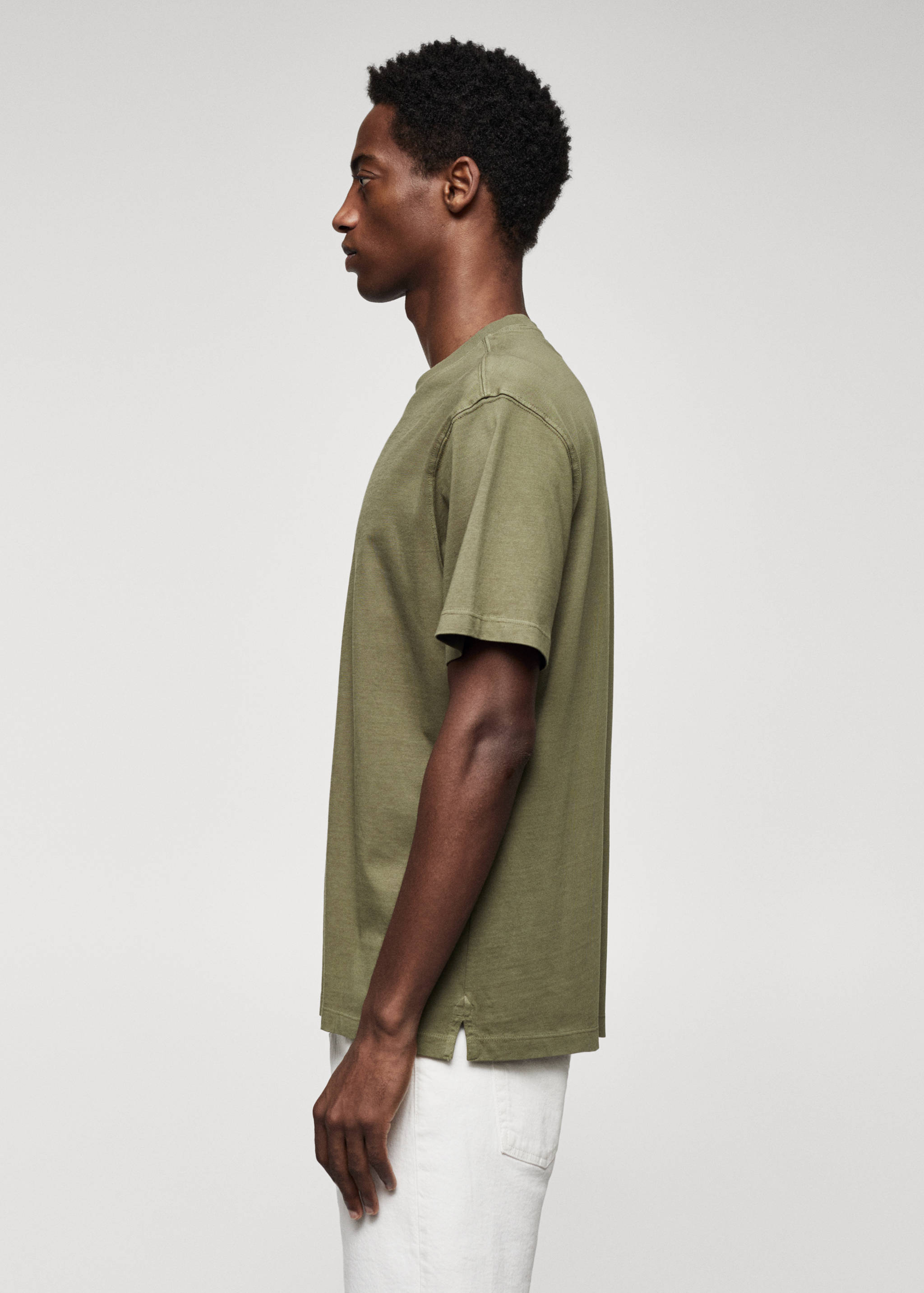 Футболка 100% хлопок relaxed fit - Деталь изделия 6