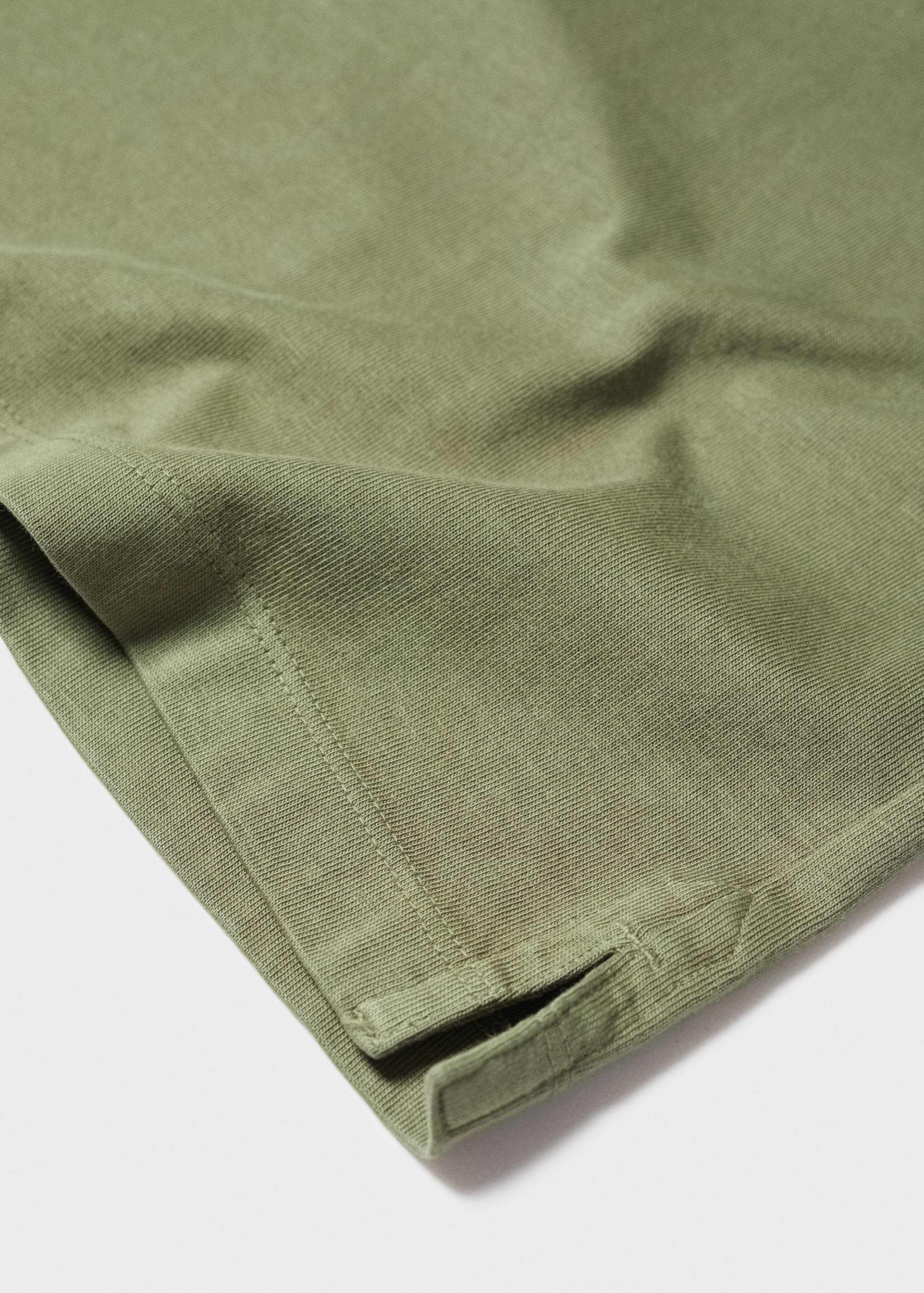 Футболка 100% хлопок relaxed fit - Деталь изделия 8