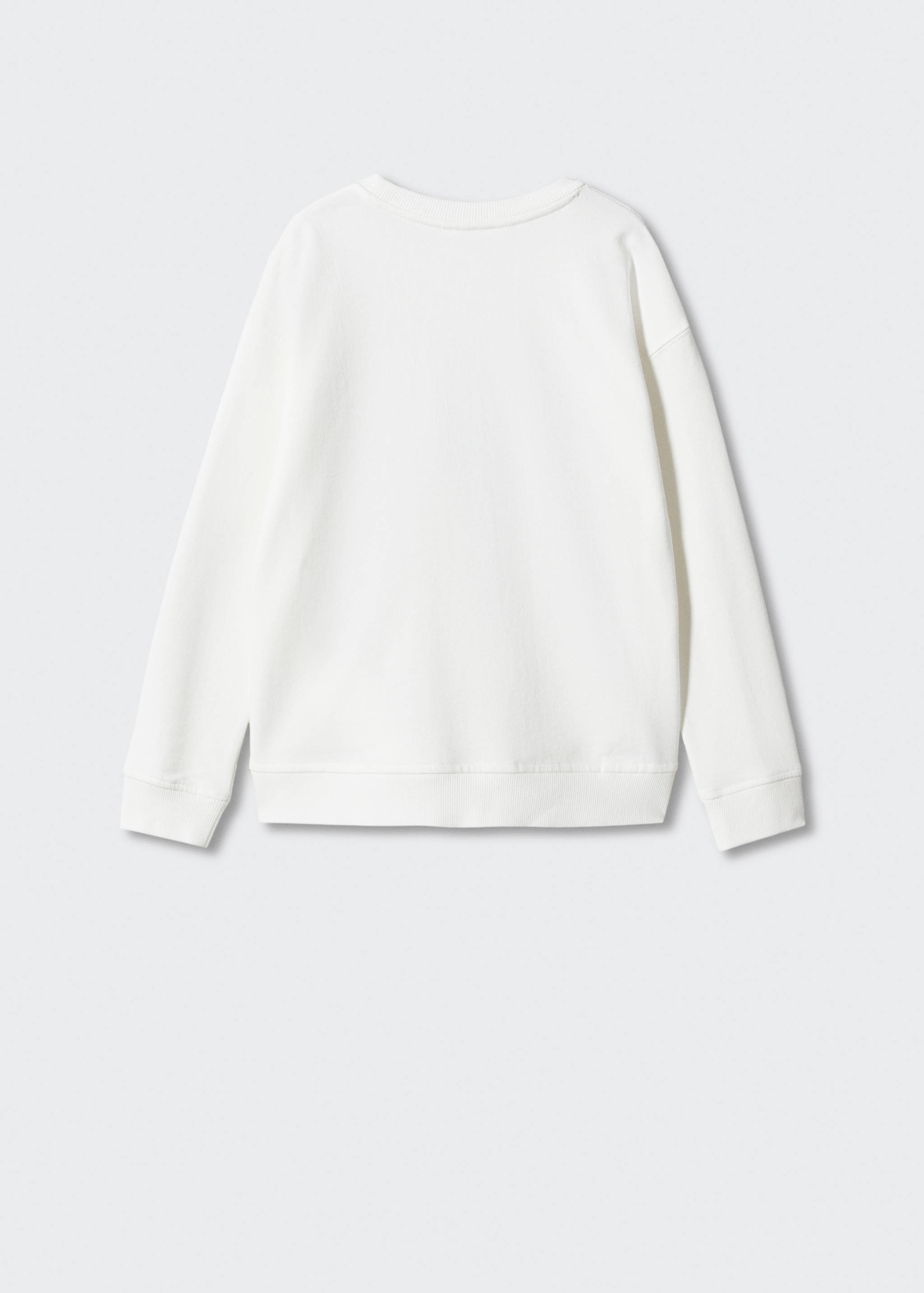 Sweat-shirt coton imprimé - Verso de l’article