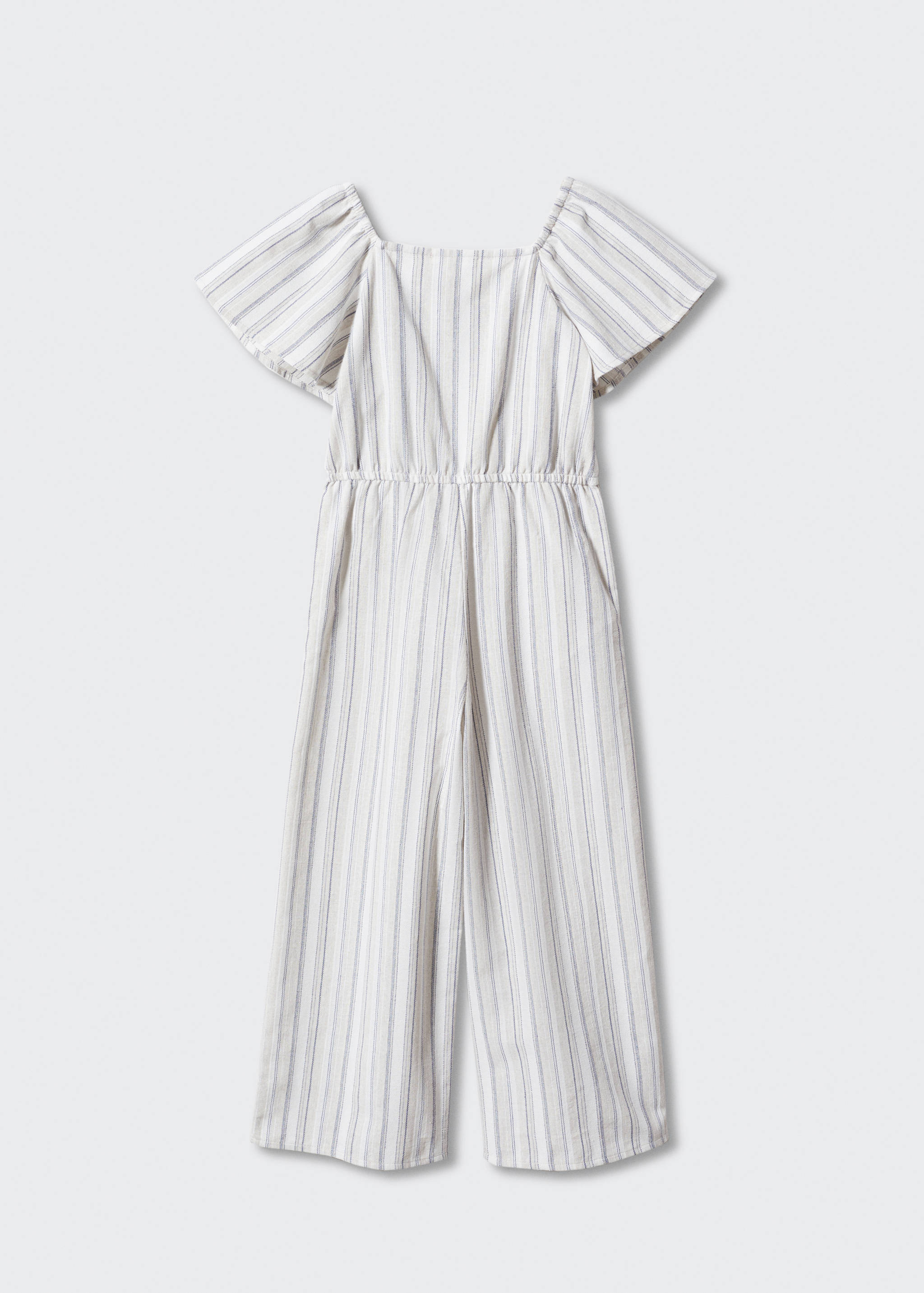 Combinaison rayures coton  - Verso de l’article