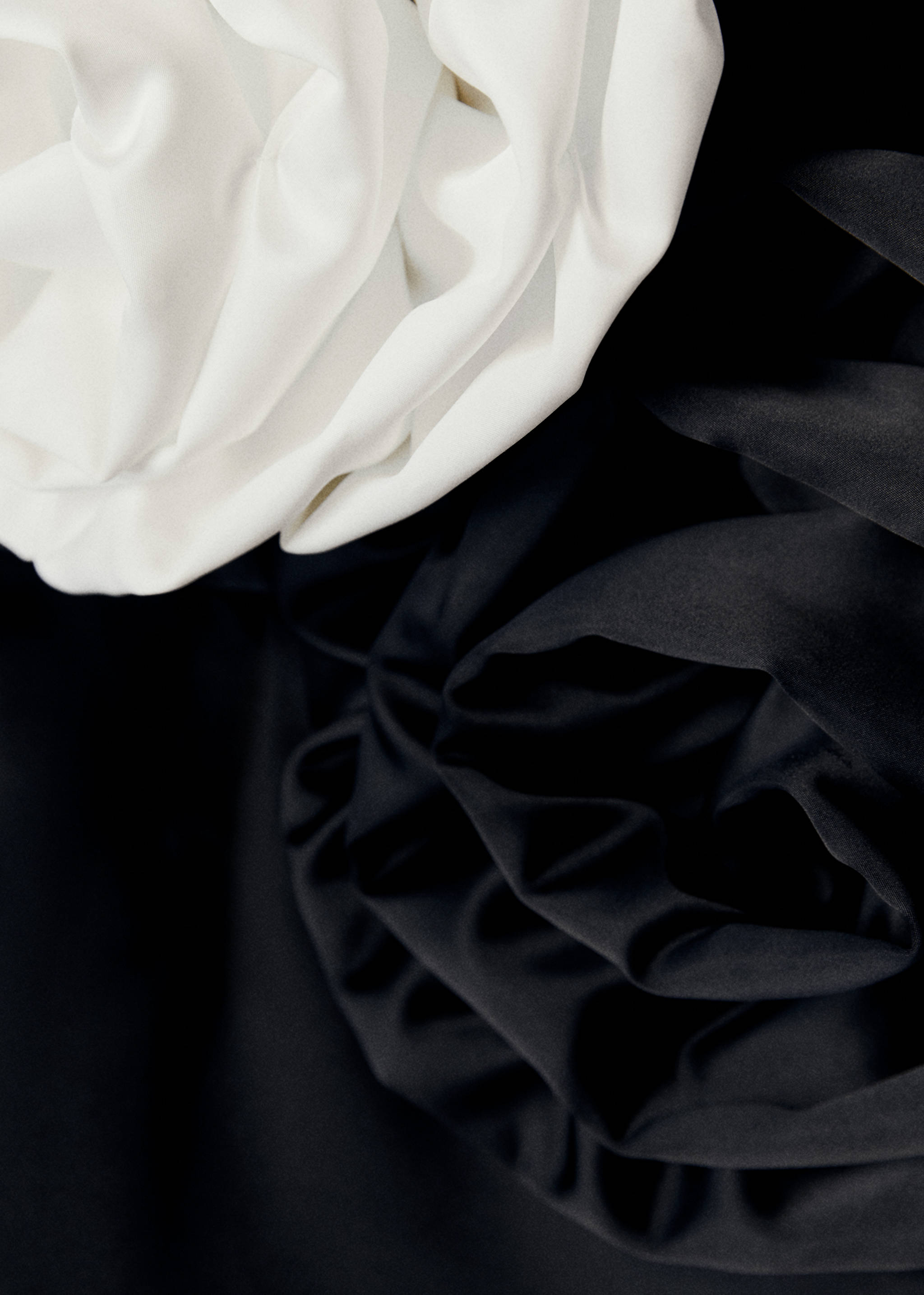 Two-tone floral maxi dress - Details of the article 8