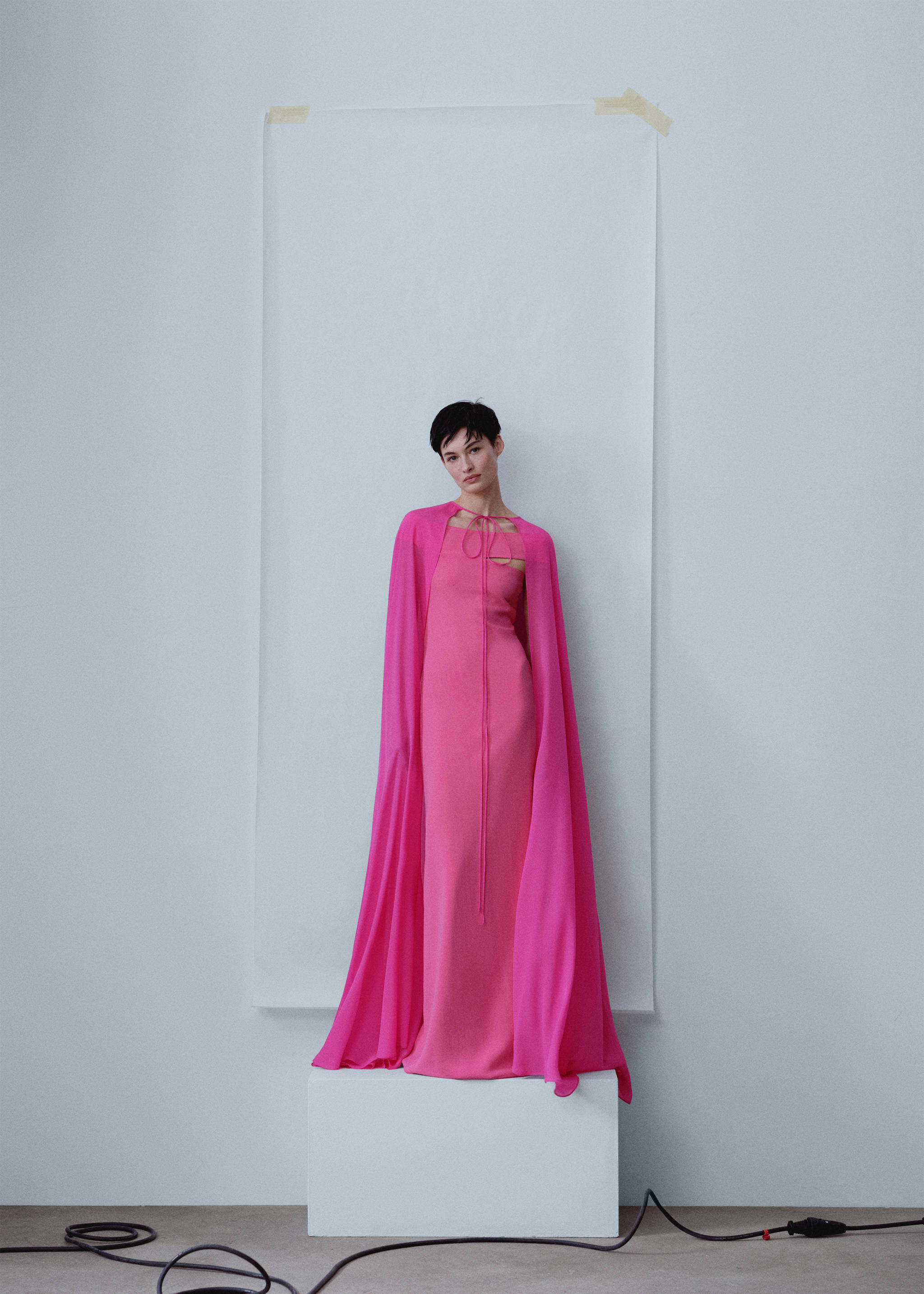 Capa larga cierre lazo - Plano general