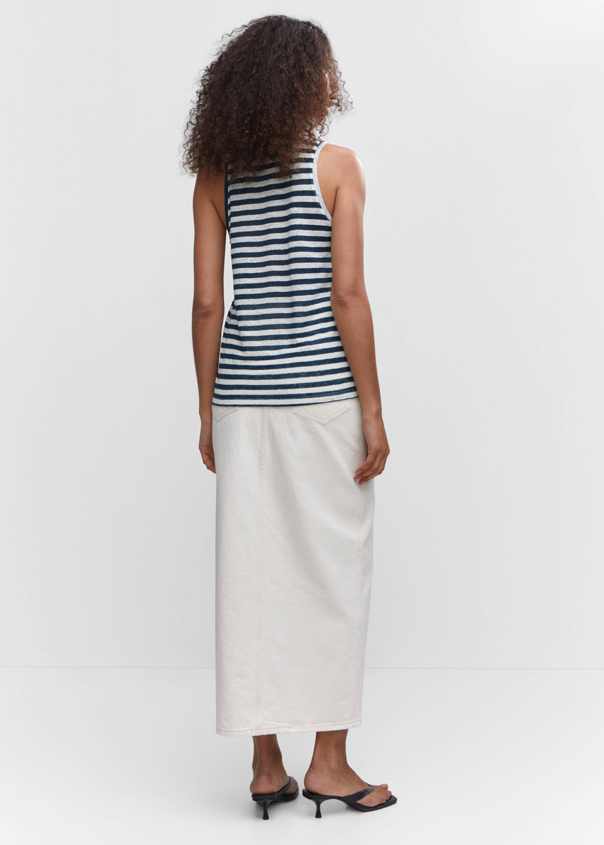 Top bretelles lin - Verso de l’article