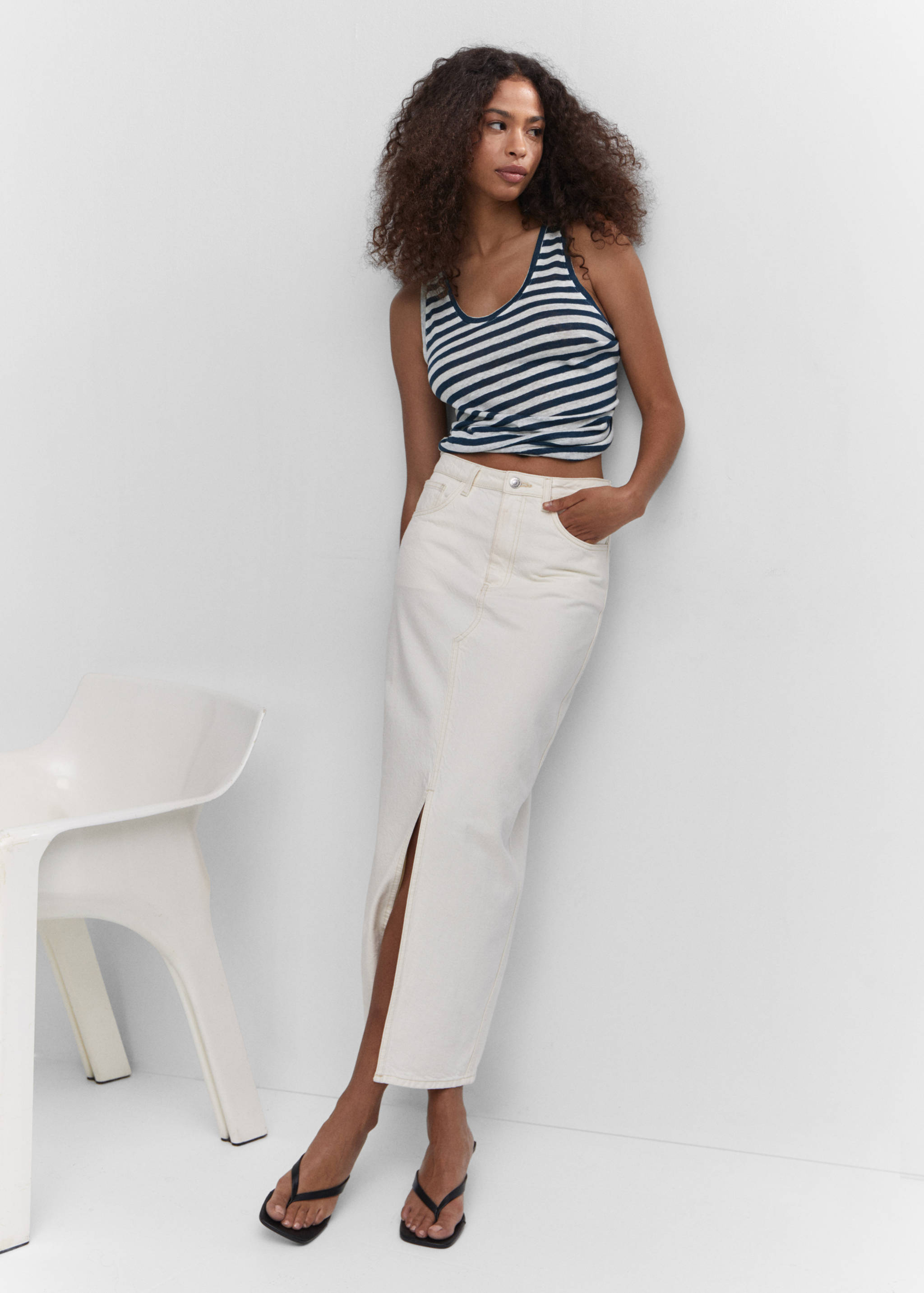 Top bretelles lin - Détail de l'article 2