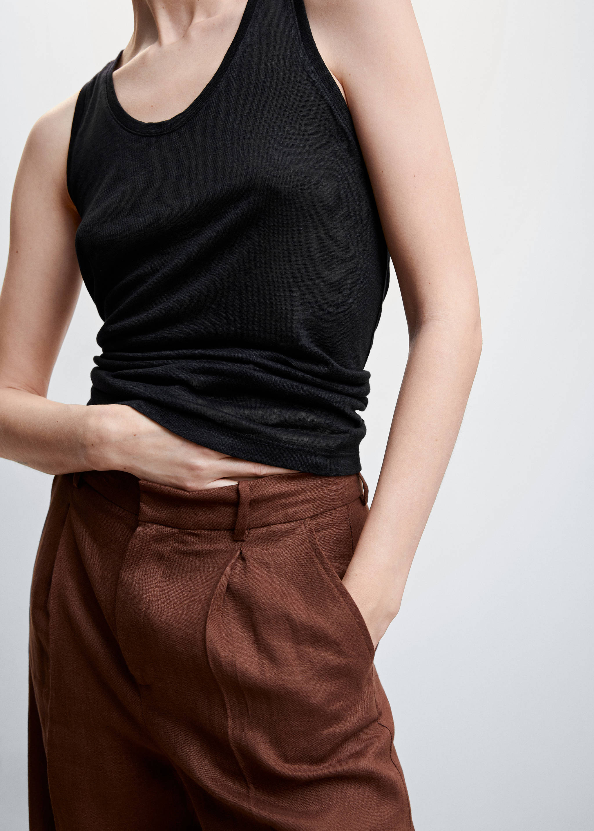 Top bretelles lin - Détail de l'article 6