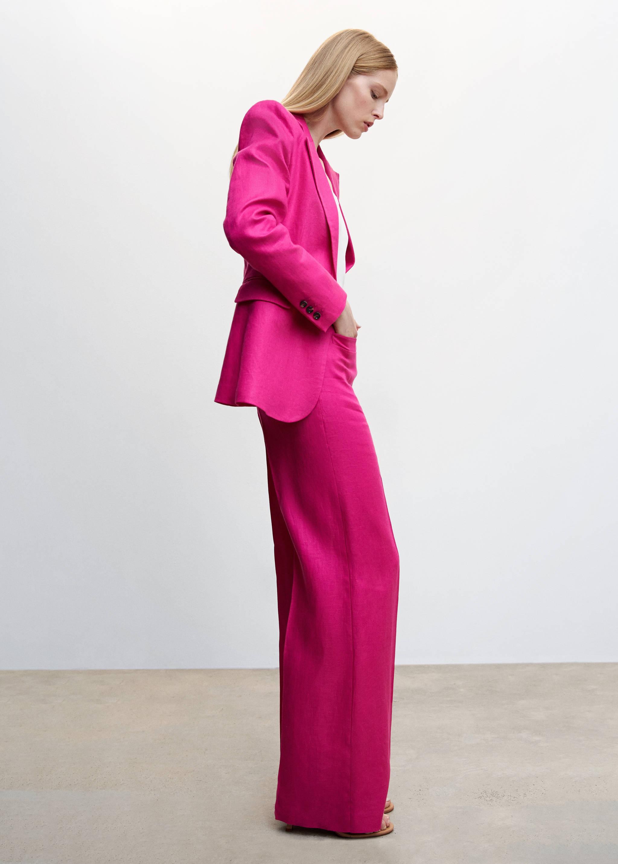 100% linen suit blazer - Details of the article 2