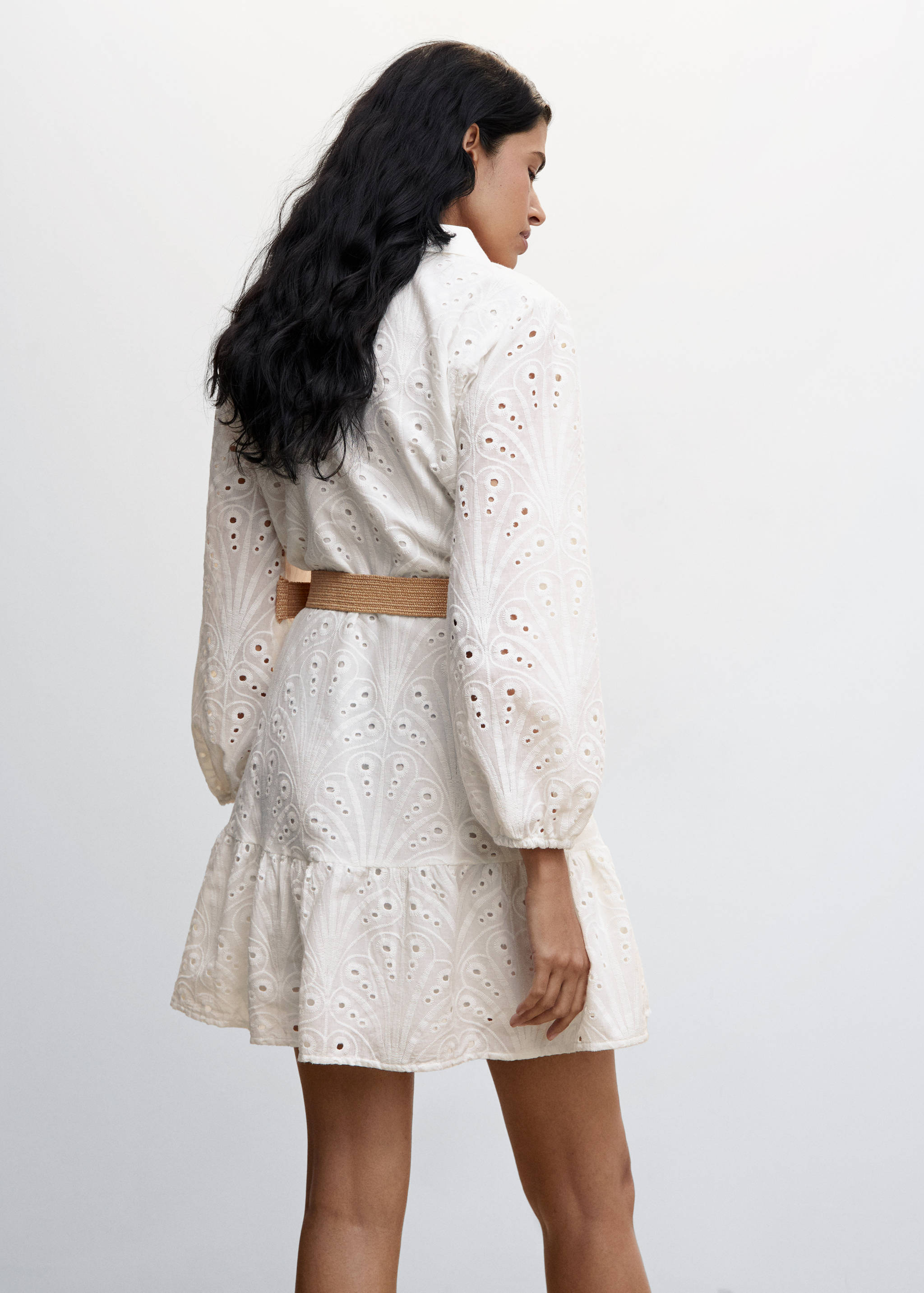 Belt shirt dress - Reverse of the article