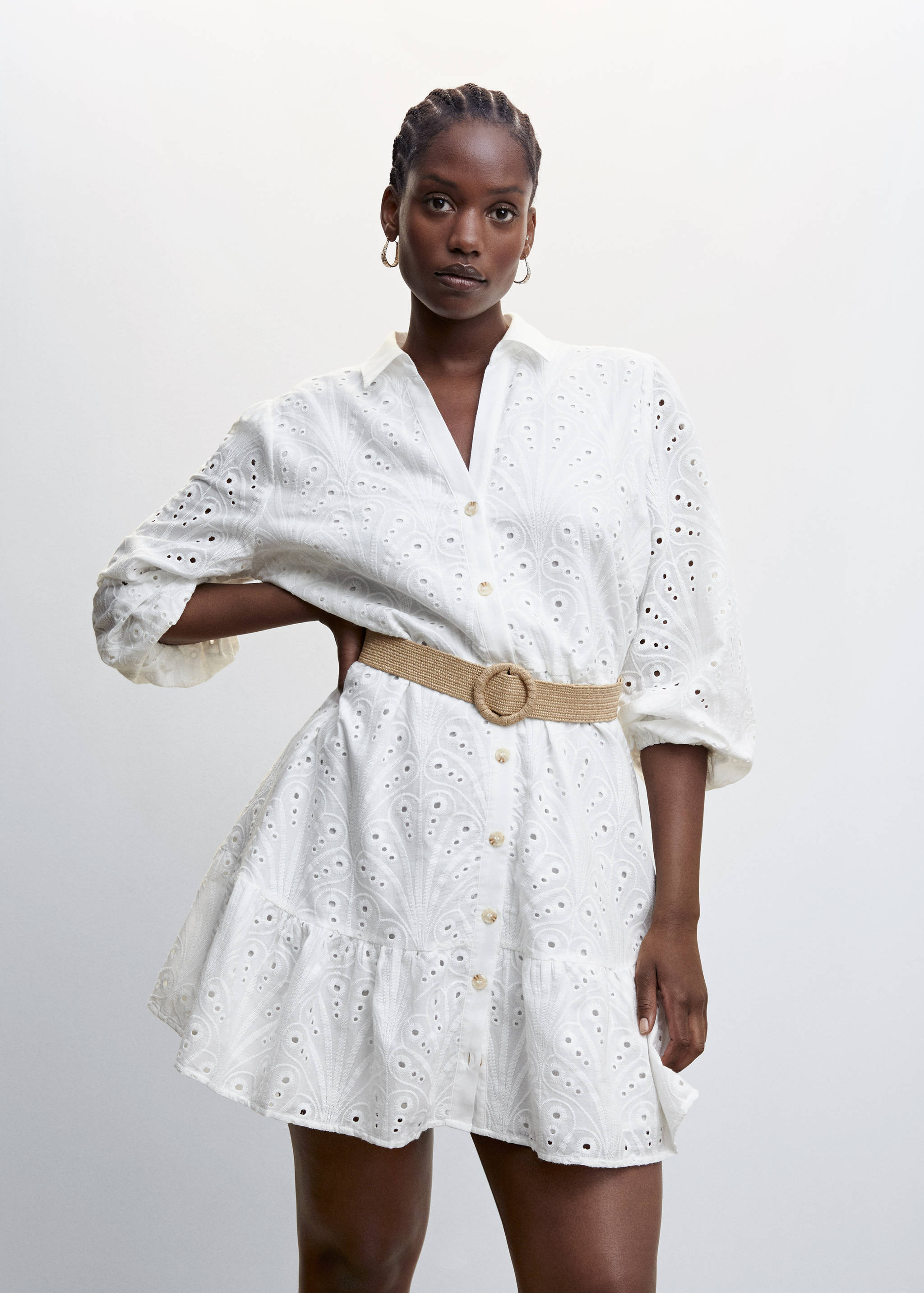 Belt shirt dress - Details of the article 5