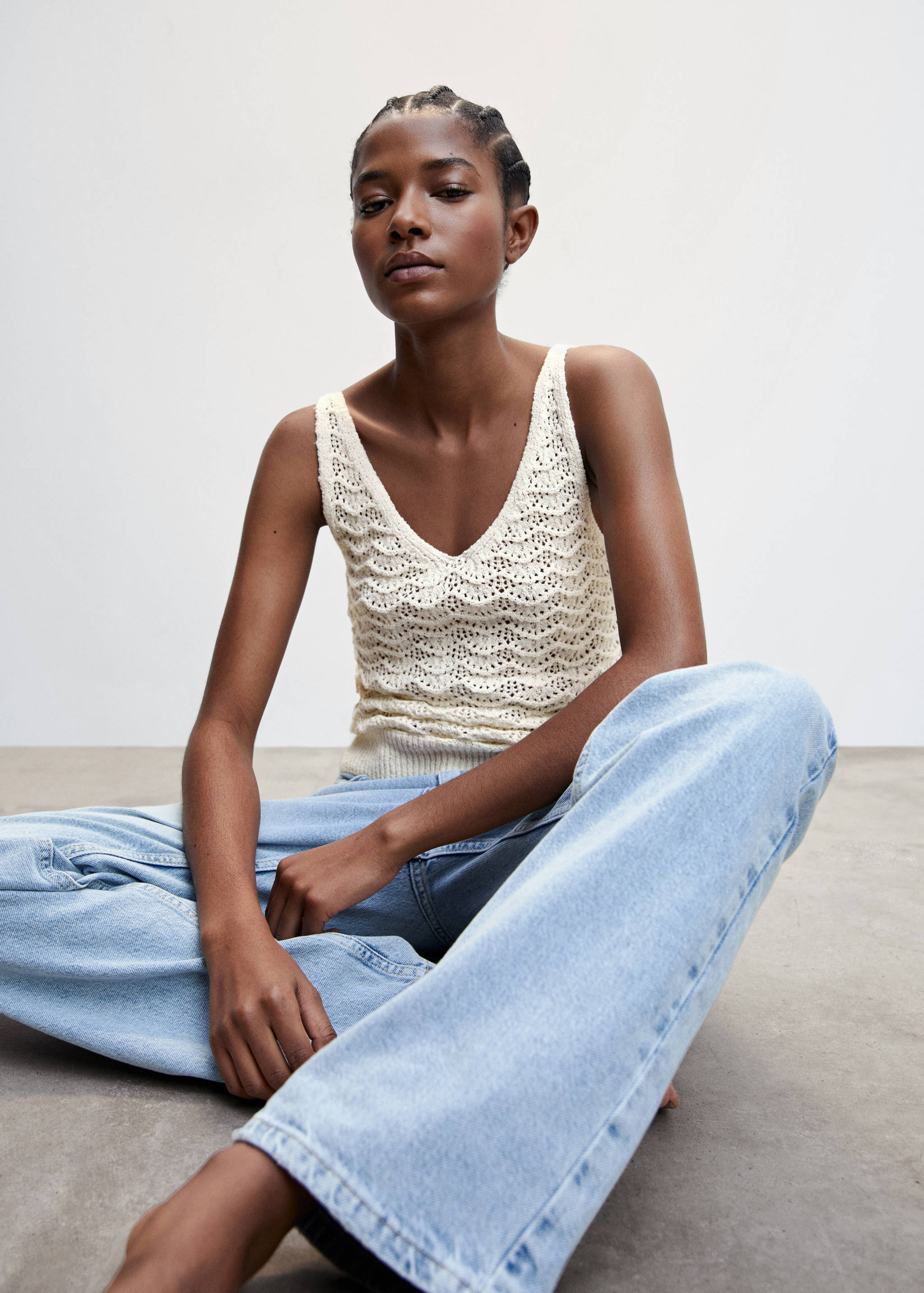 Top maille détails ajourés - Détail de l'article 2